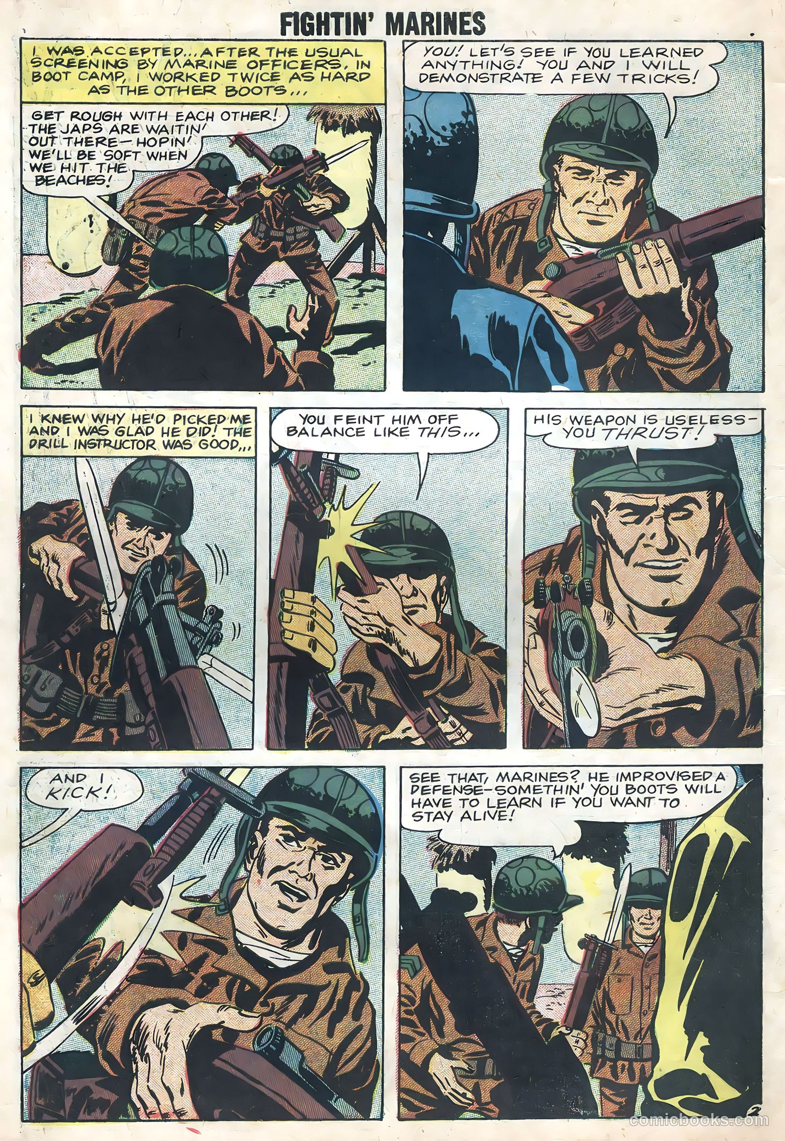 Fightin' Marines #27 (1958) — page 10 of 36