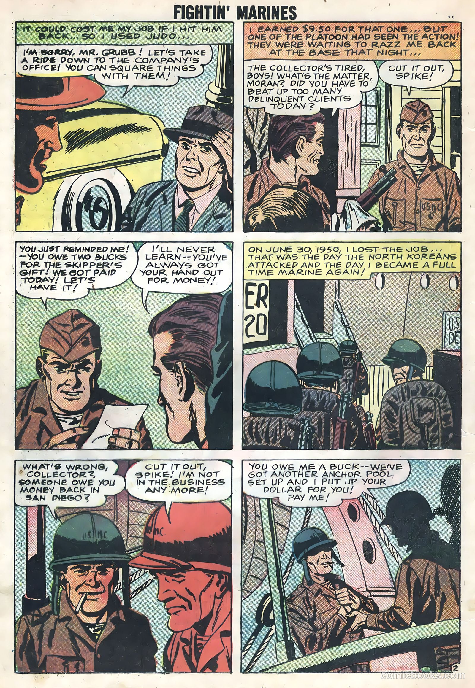 Fightin' Marines #27 (1958) — page 16 of 36