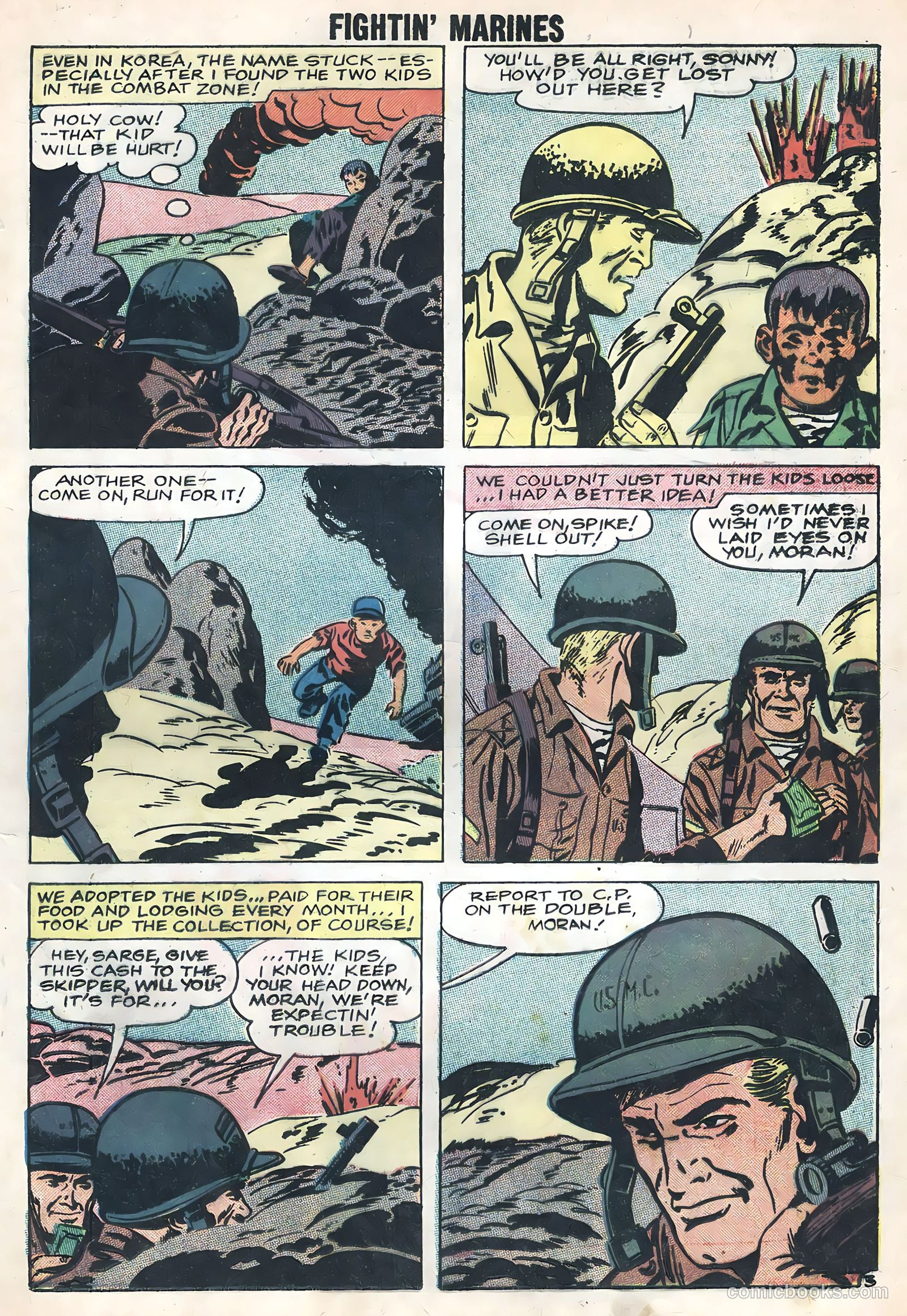 Fightin' Marines #27 (1958) — page 17 of 36