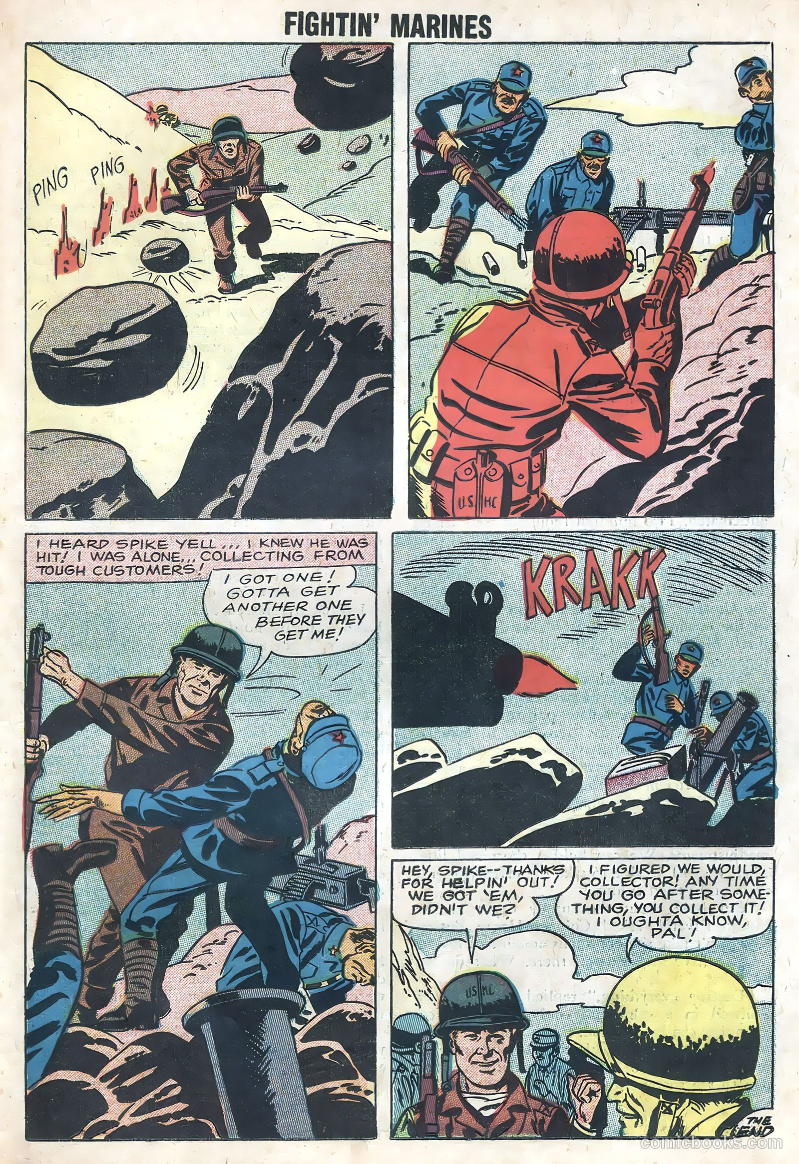 Fightin' Marines #27 (1958) — page 19 of 36