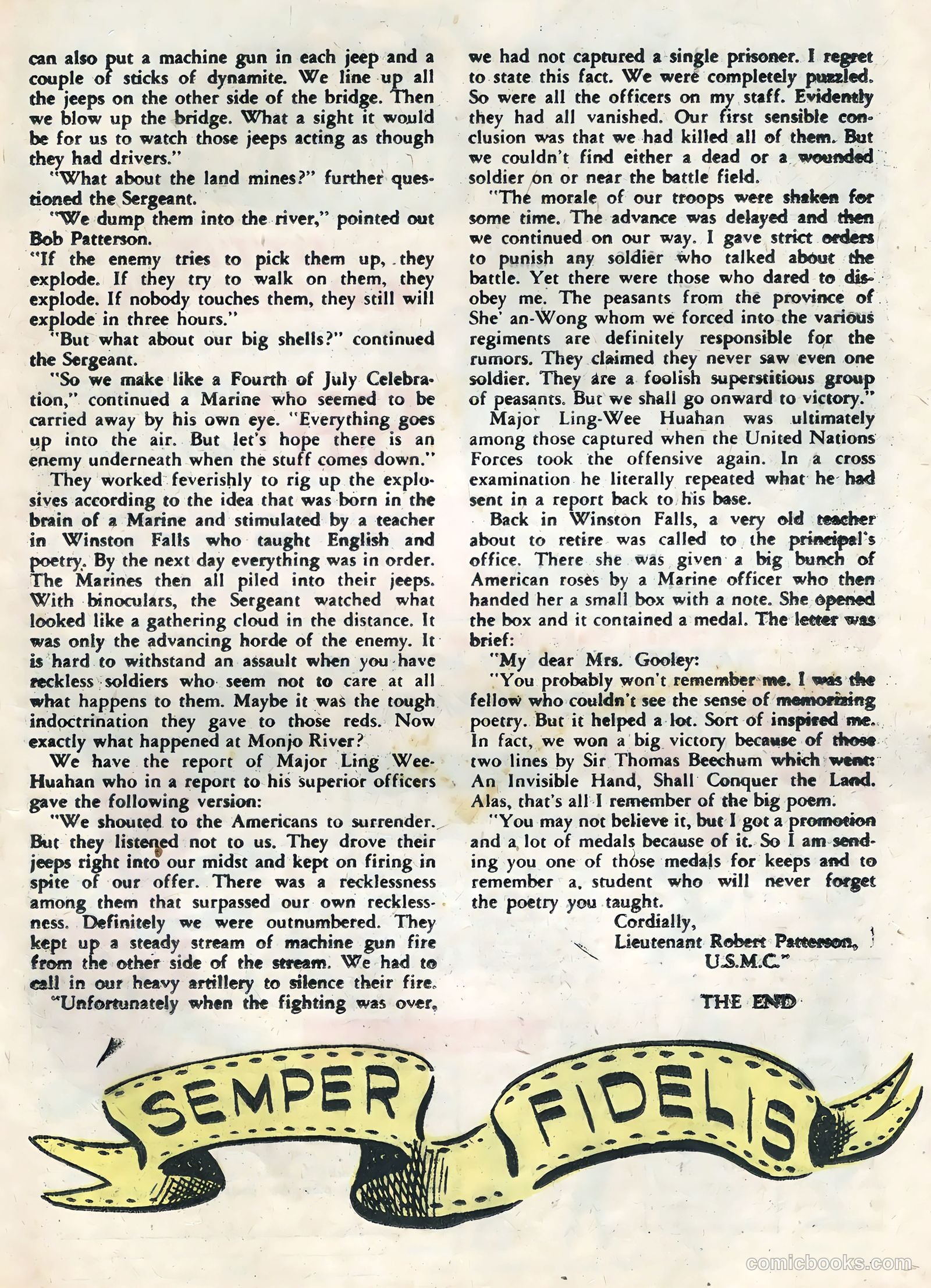 Fightin' Marines #27 (1958) — page 21 of 36