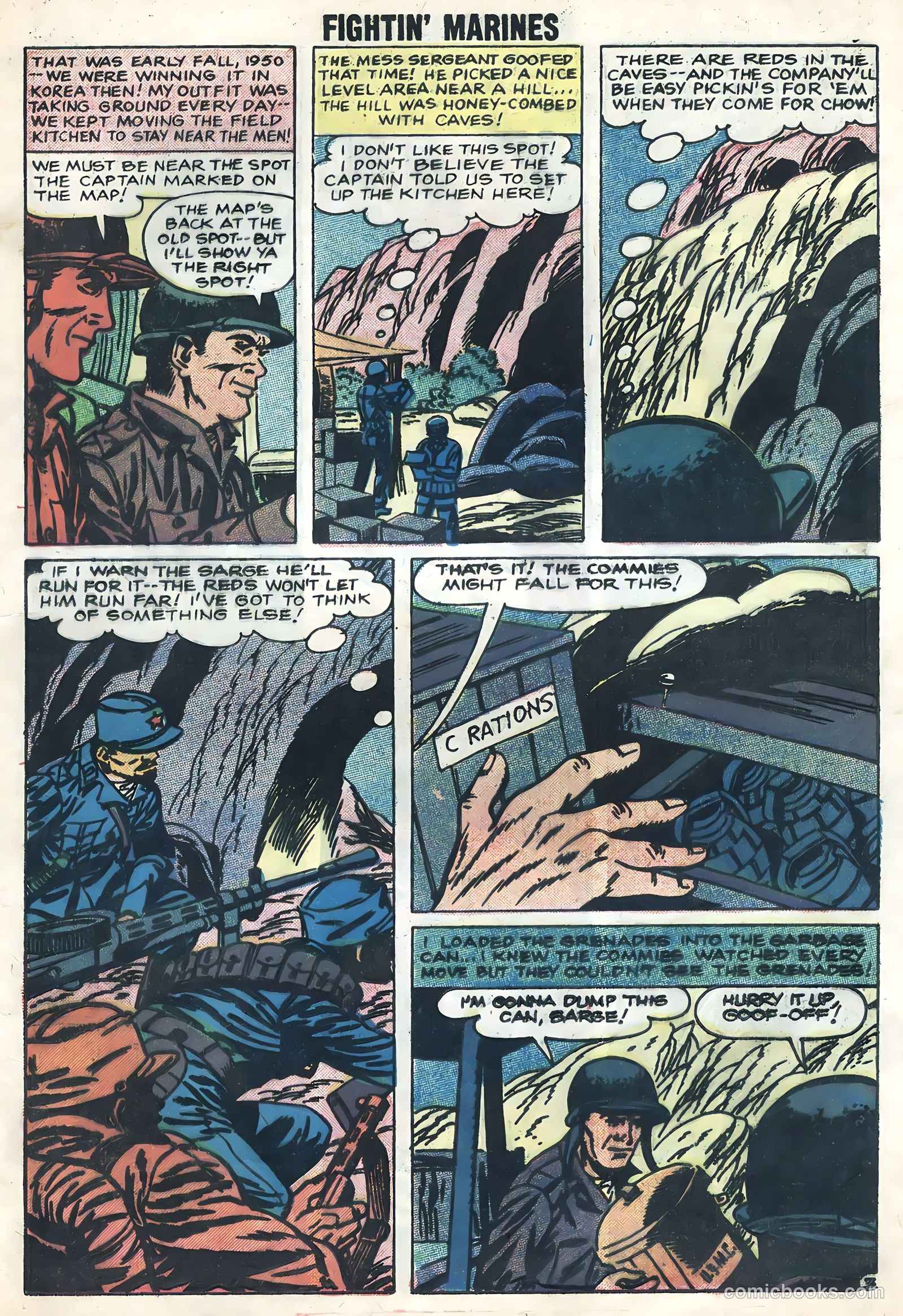 Fightin' Marines #27 (1958) — page 25 of 36