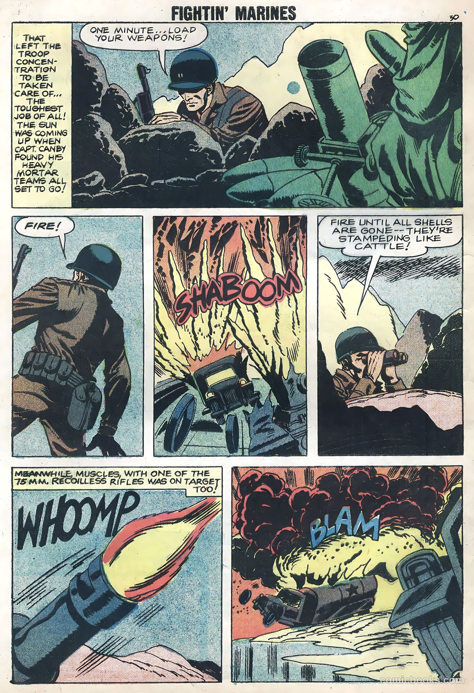 Fightin' Marines #27 (1958) — page 32 of 36