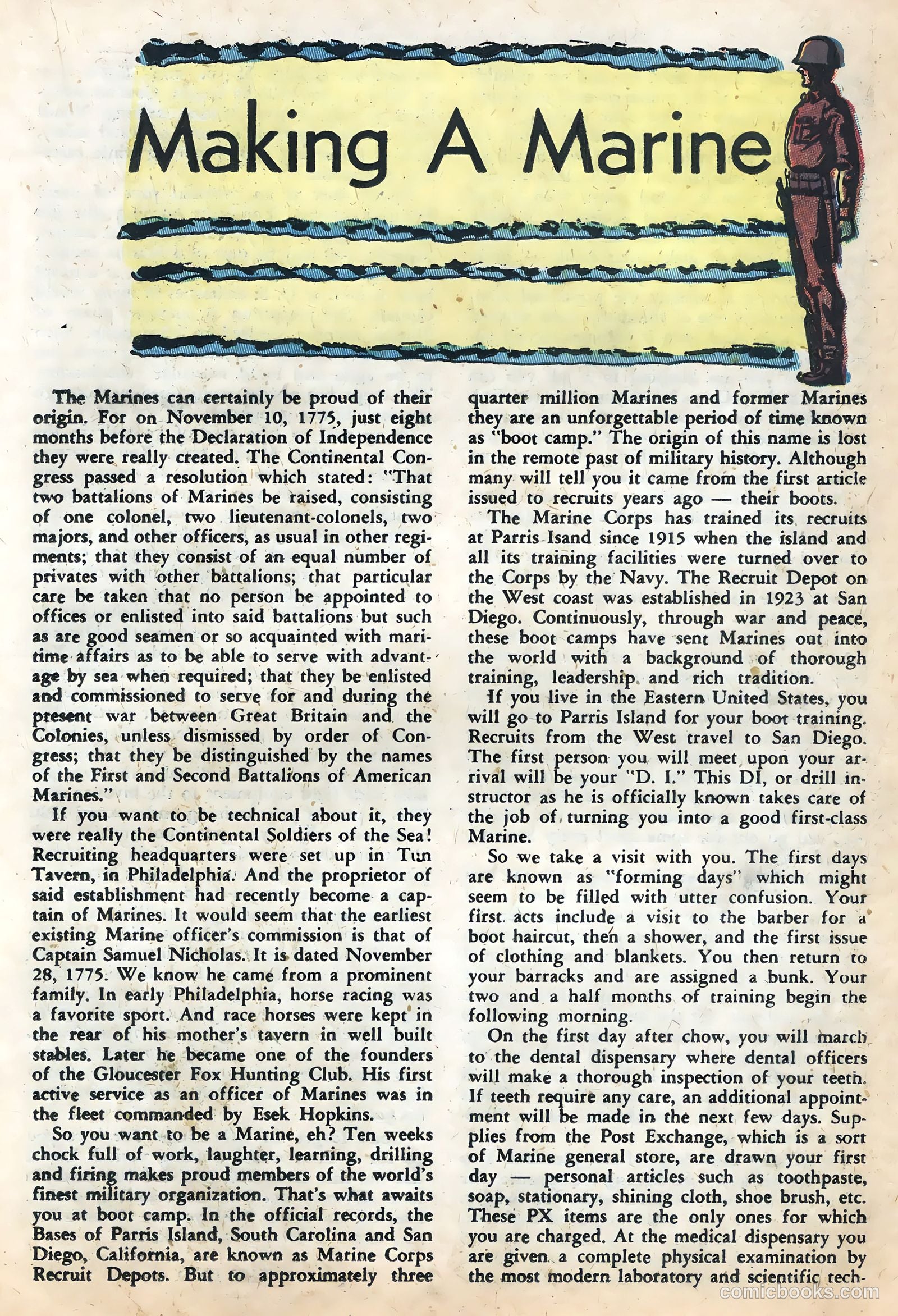 Fightin' Marines #28 (1959) — page 19 of 36