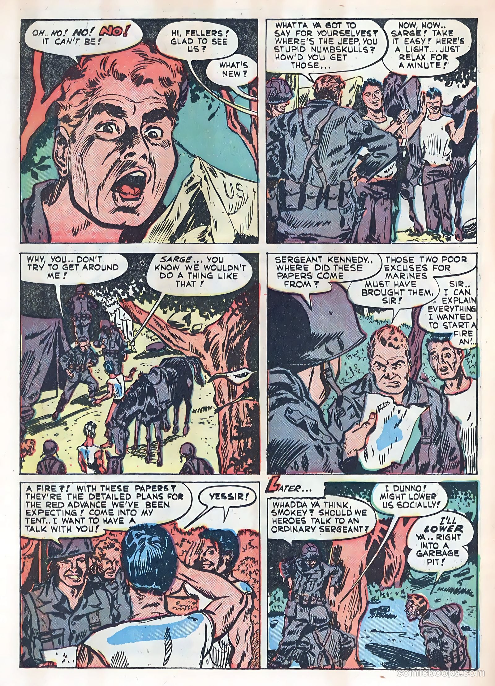 Fightin' Marines #3 (1951) — page 22 of 36