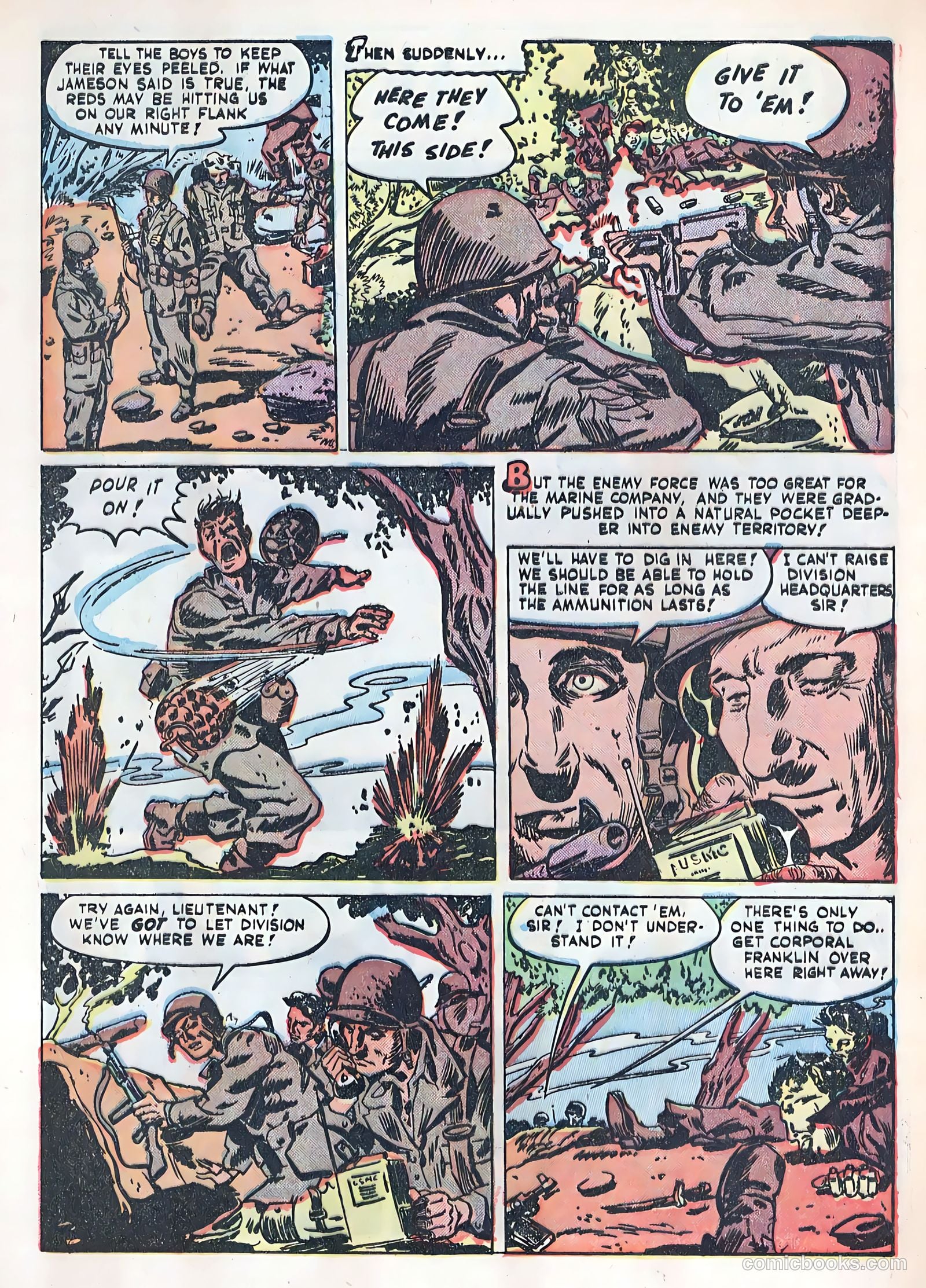 Fightin' Marines #3 (1951) — page 28 of 36