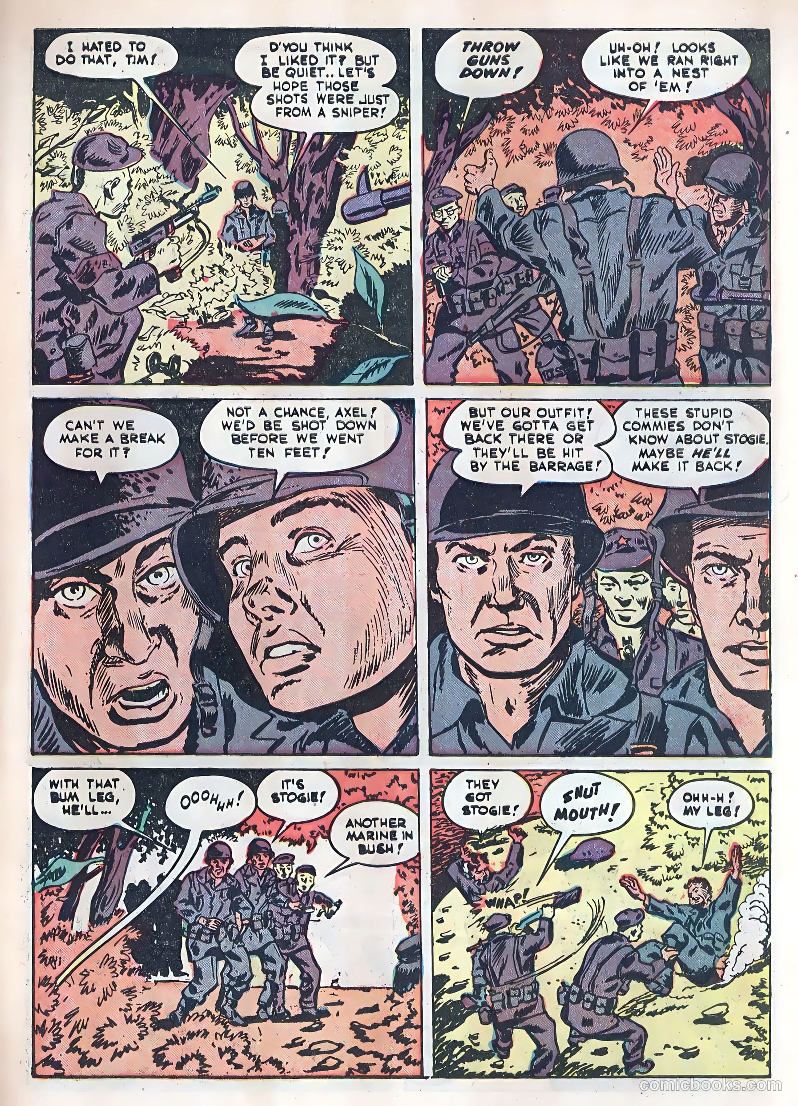 Fightin' Marines #3 (1951) — page 31 of 36