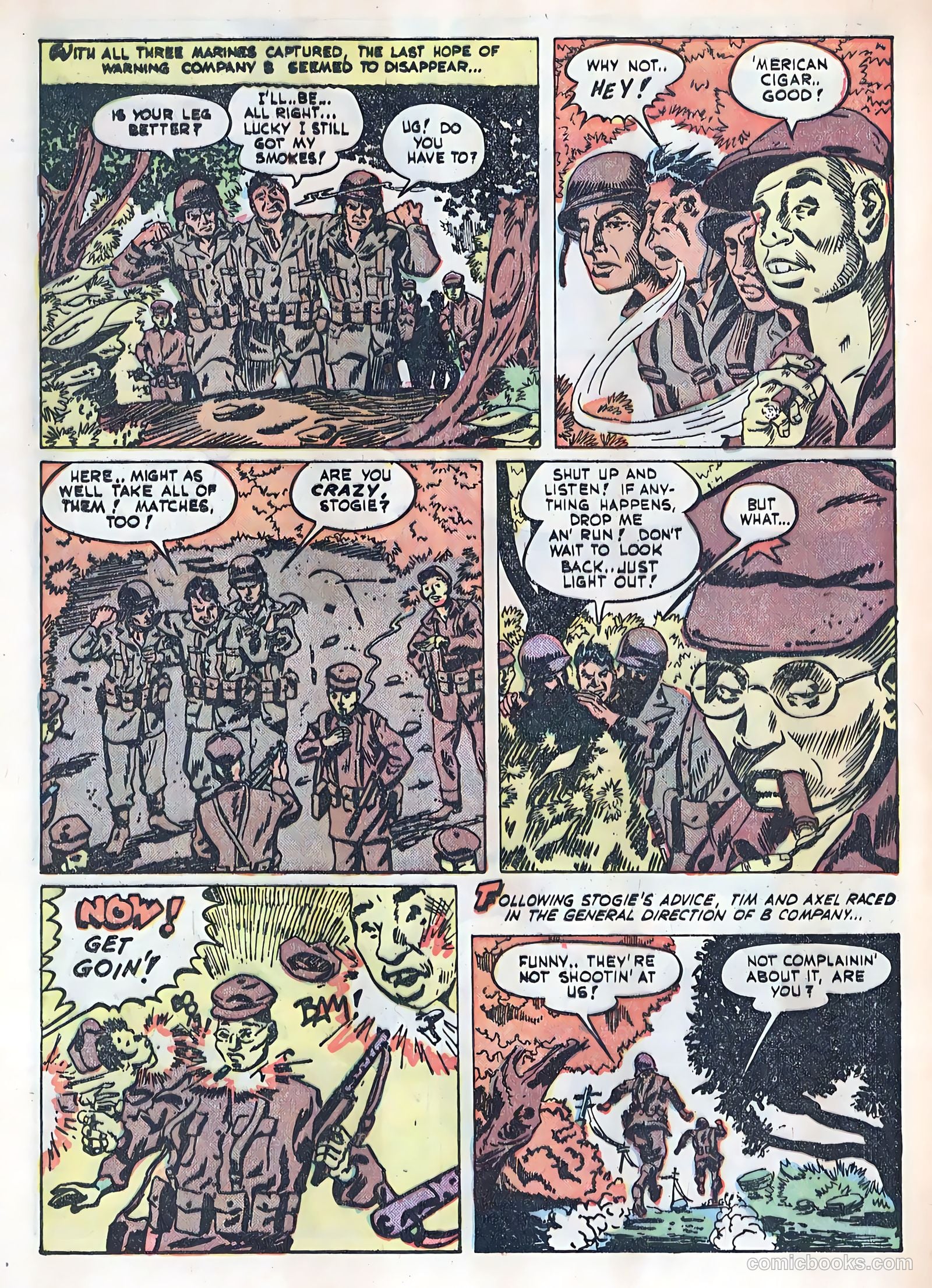 Fightin' Marines #3 (1951) — page 32 of 36
