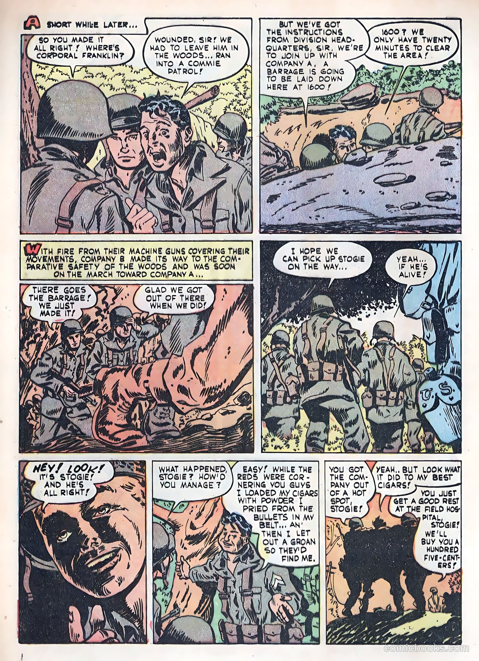 Fightin' Marines #3 (1951) — page 33 of 36