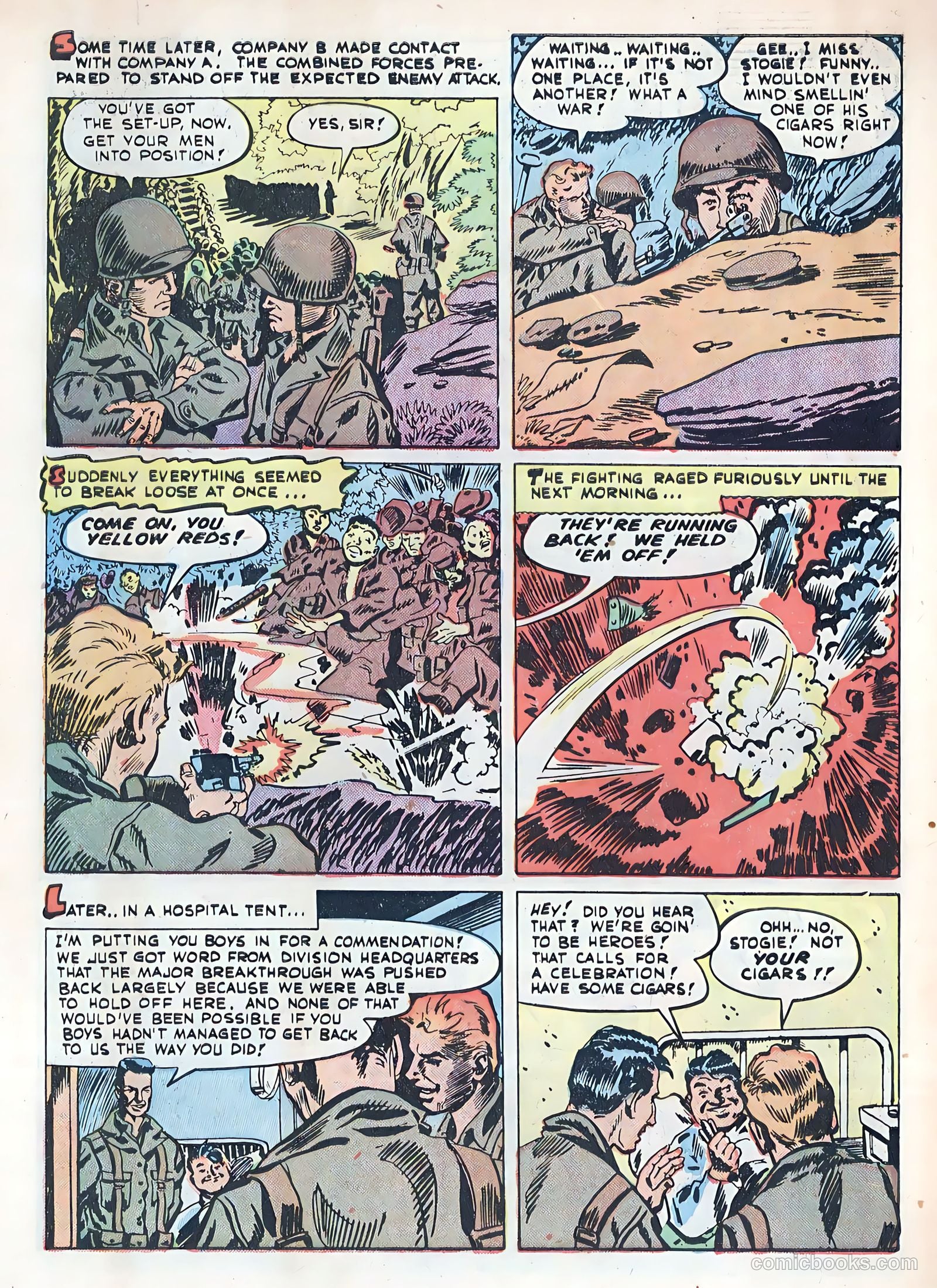 Fightin' Marines #3 (1951) — page 34 of 36