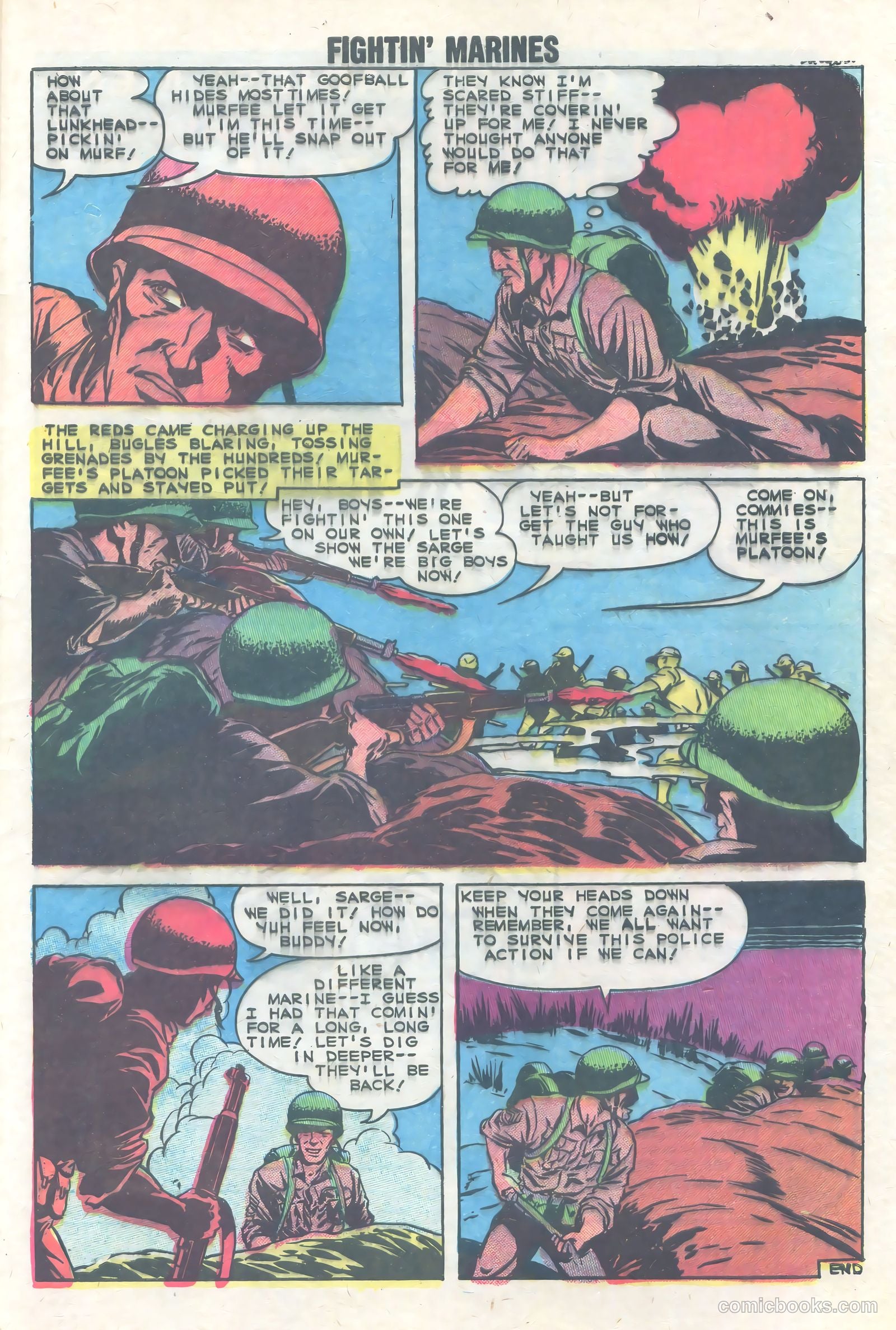 Fightin' Marines #30 (1959) — page 33 of 36