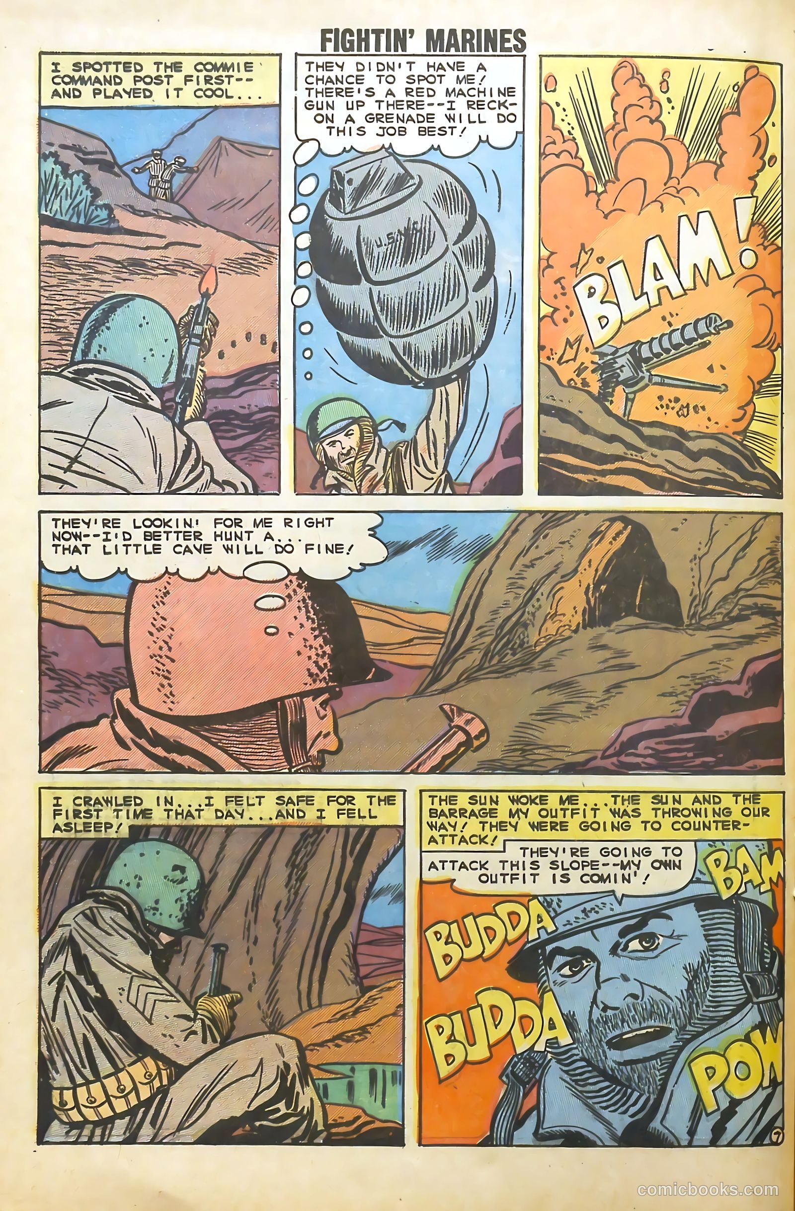 Fightin' Marines #32 (1959) — page 32 of 36