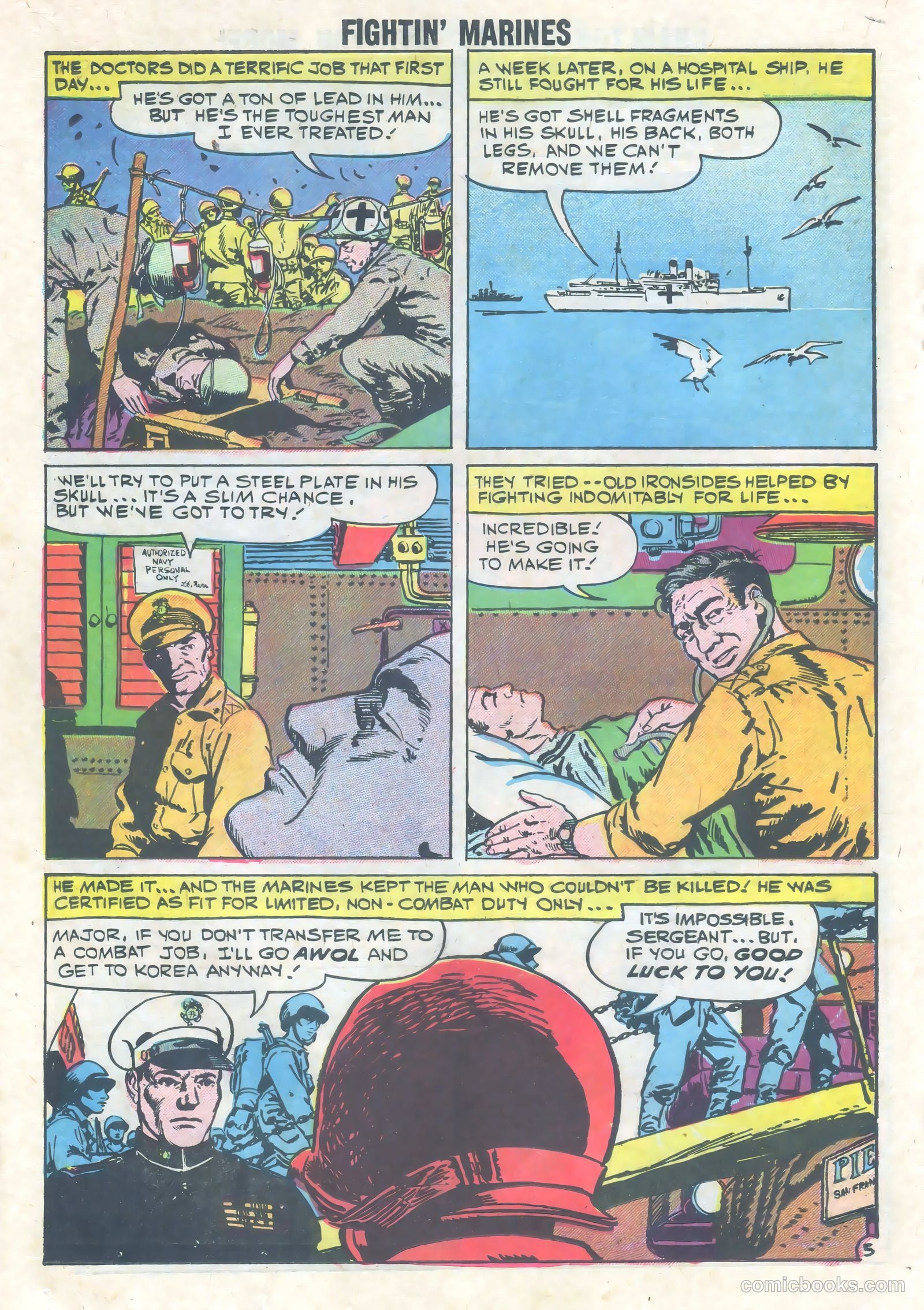 Fightin' Marines #33 (1960) — page 18 of 36