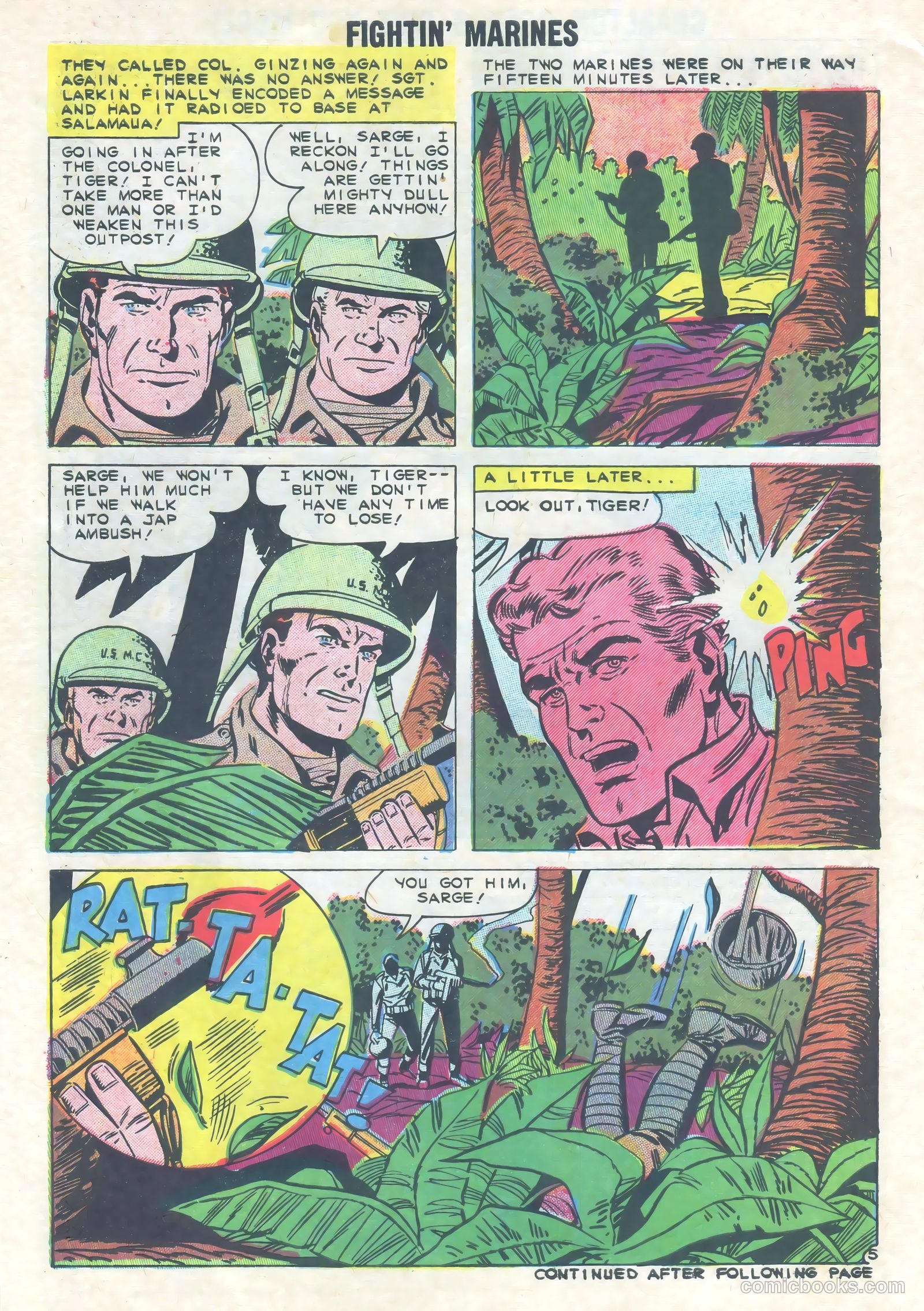 Fightin' Marines #33 (1960) — page 30 of 36