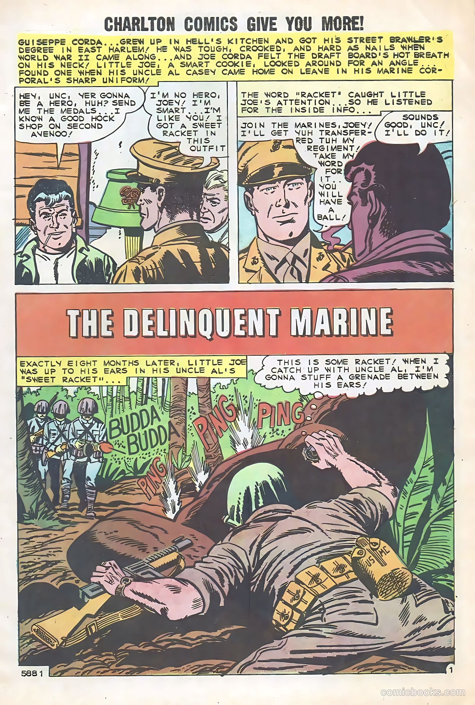 Fightin' Marines #34 (1960) — page 3 of 36