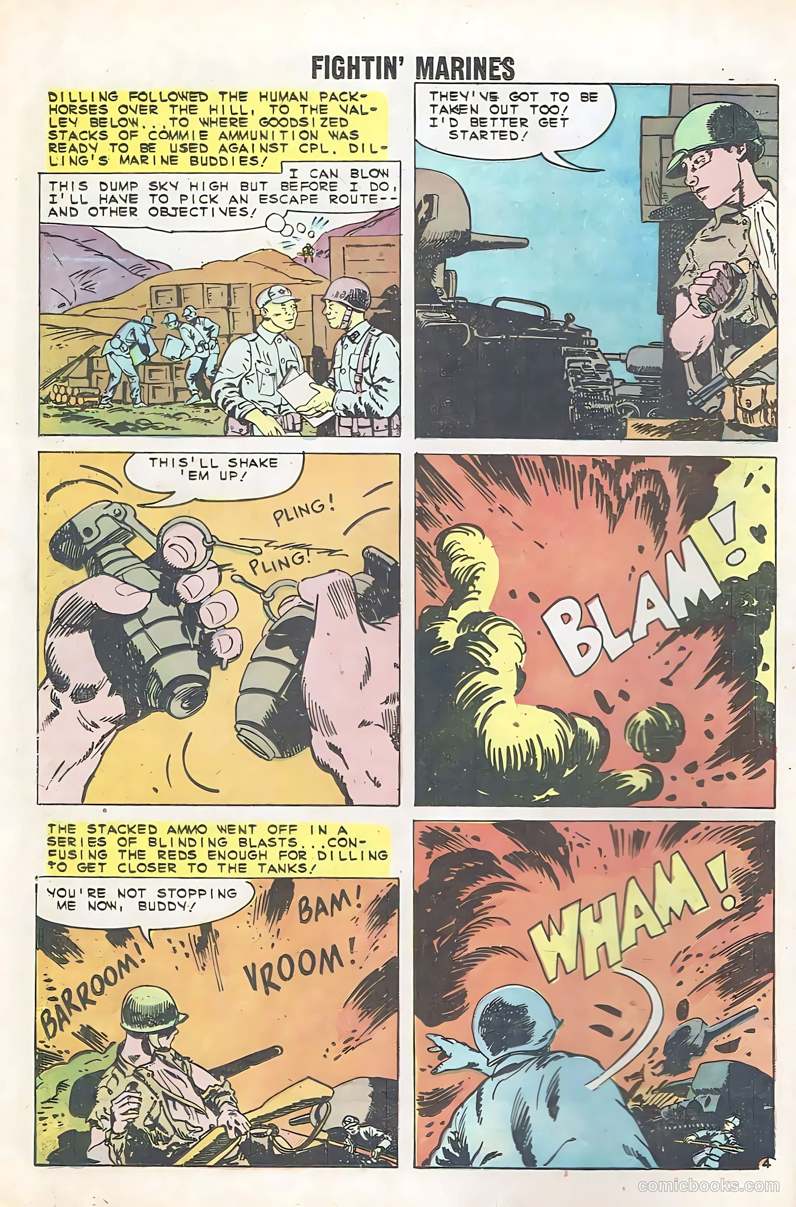 Fightin' Marines #34 (1960) — page 16 of 36