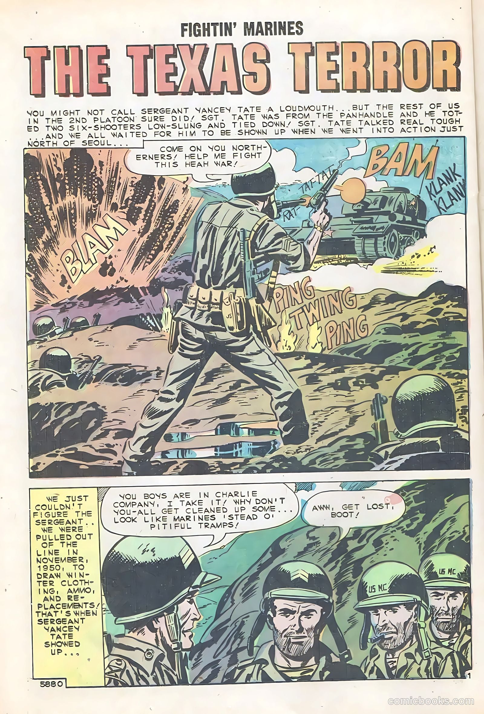 Fightin' Marines #34 (1960) — page 20 of 36