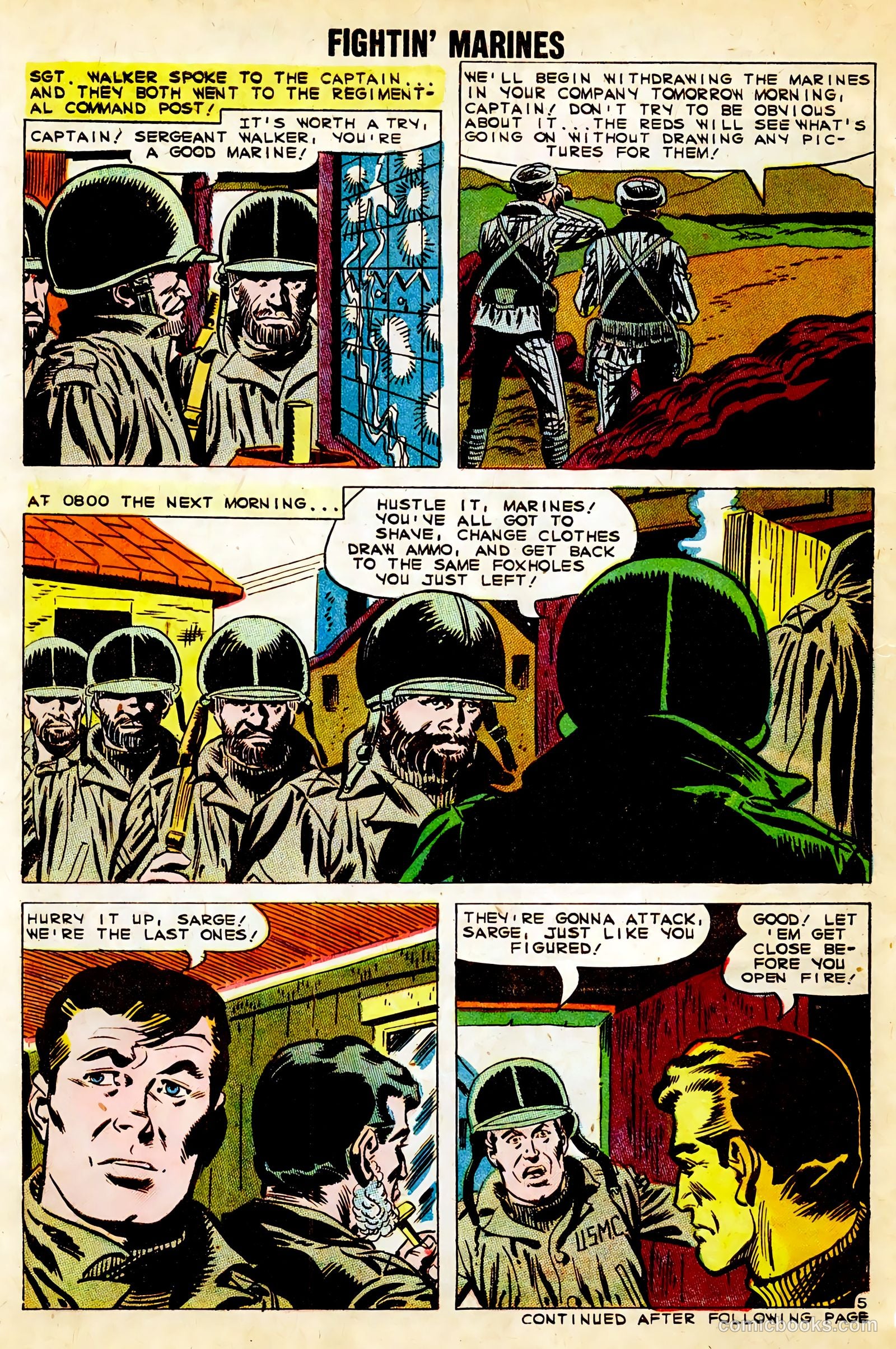 Fightin' Marines #35 (1960) — page 30 of 37