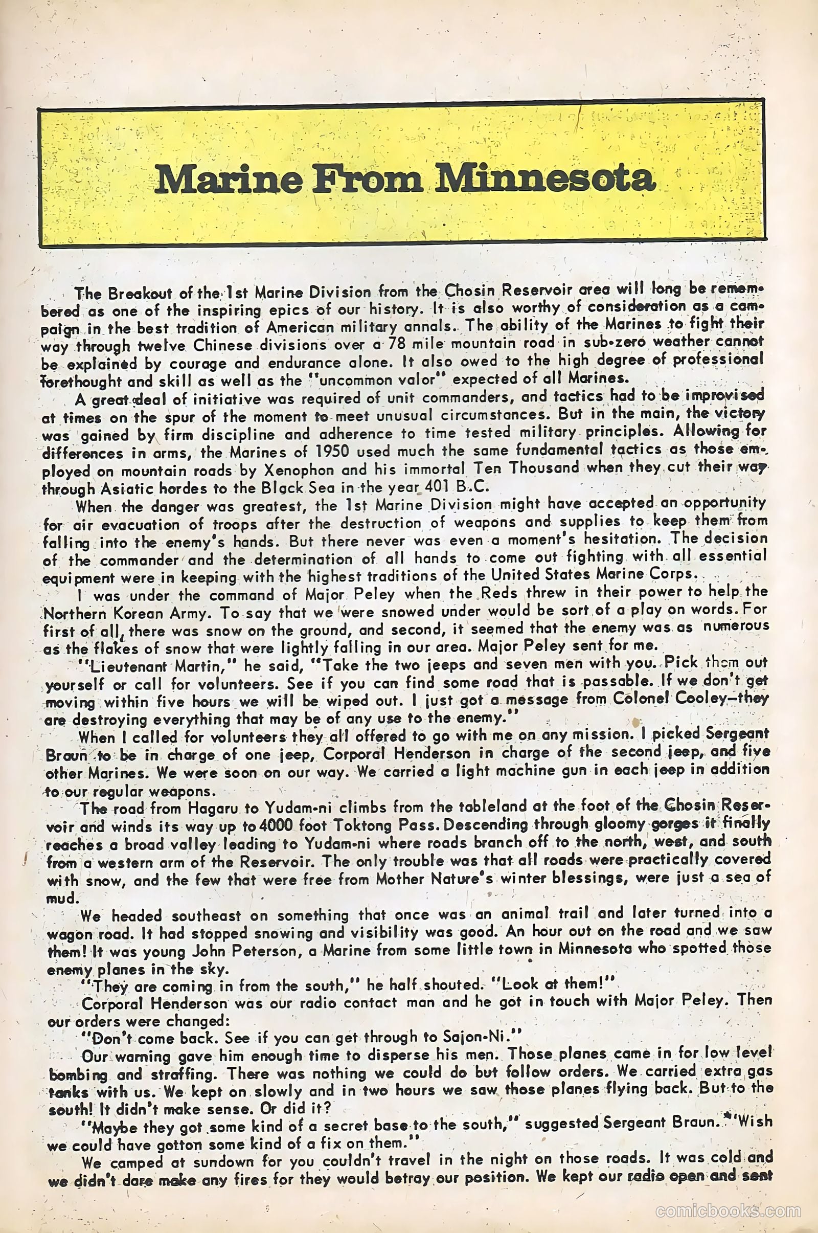 Fightin' Marines #36 (1960) — page 23 of 36