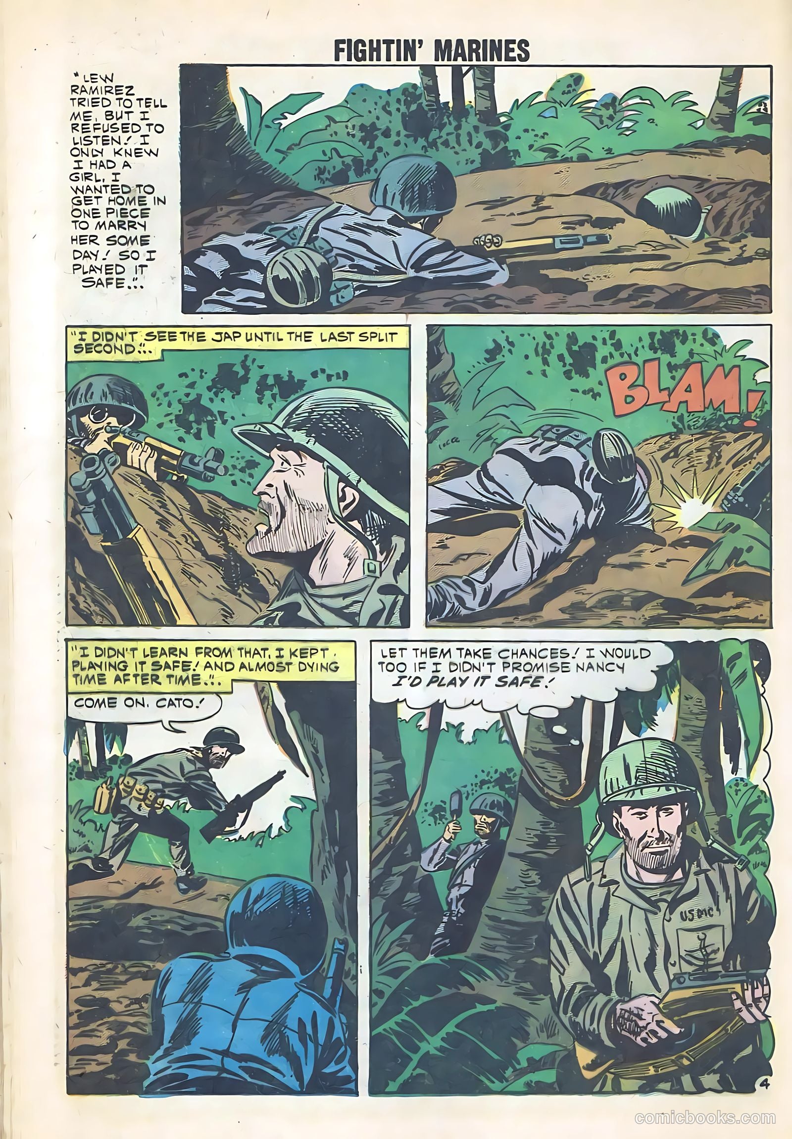 Fightin' Marines #36 (1960) — page 28 of 36