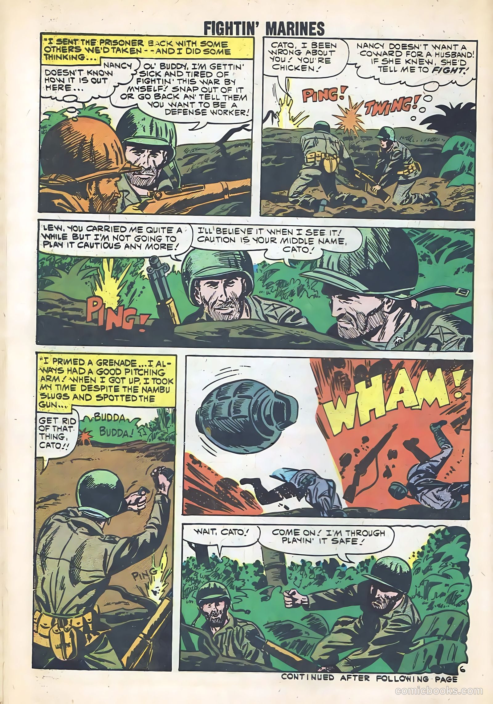 Fightin' Marines #36 (1960) — page 30 of 36