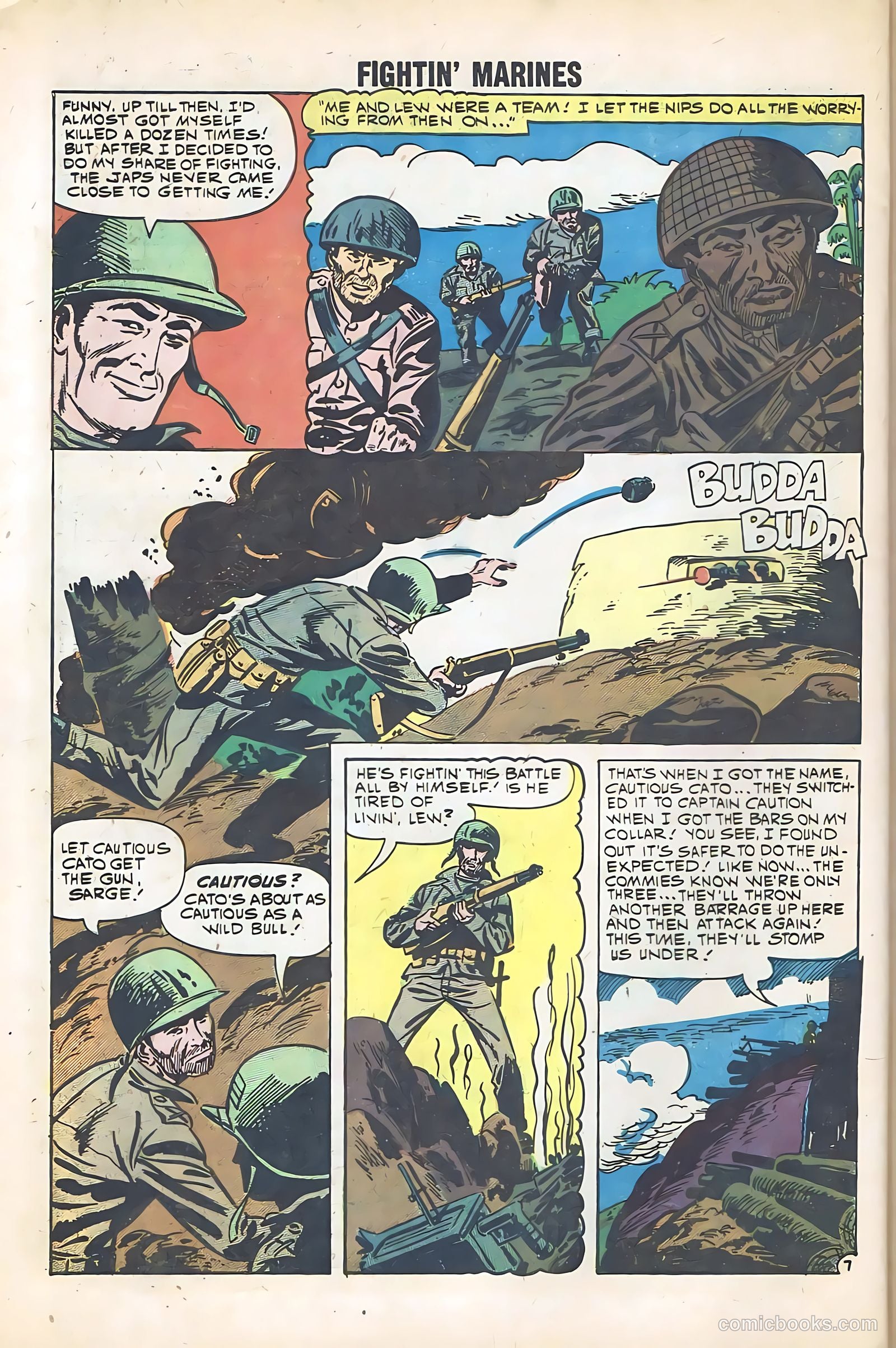 Fightin' Marines #36 (1960) — page 32 of 36