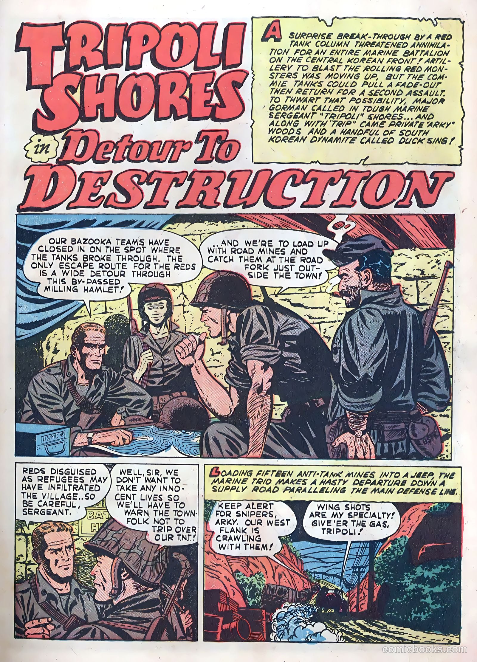 Fightin' Marines #4 (1952) — page 3 of 36