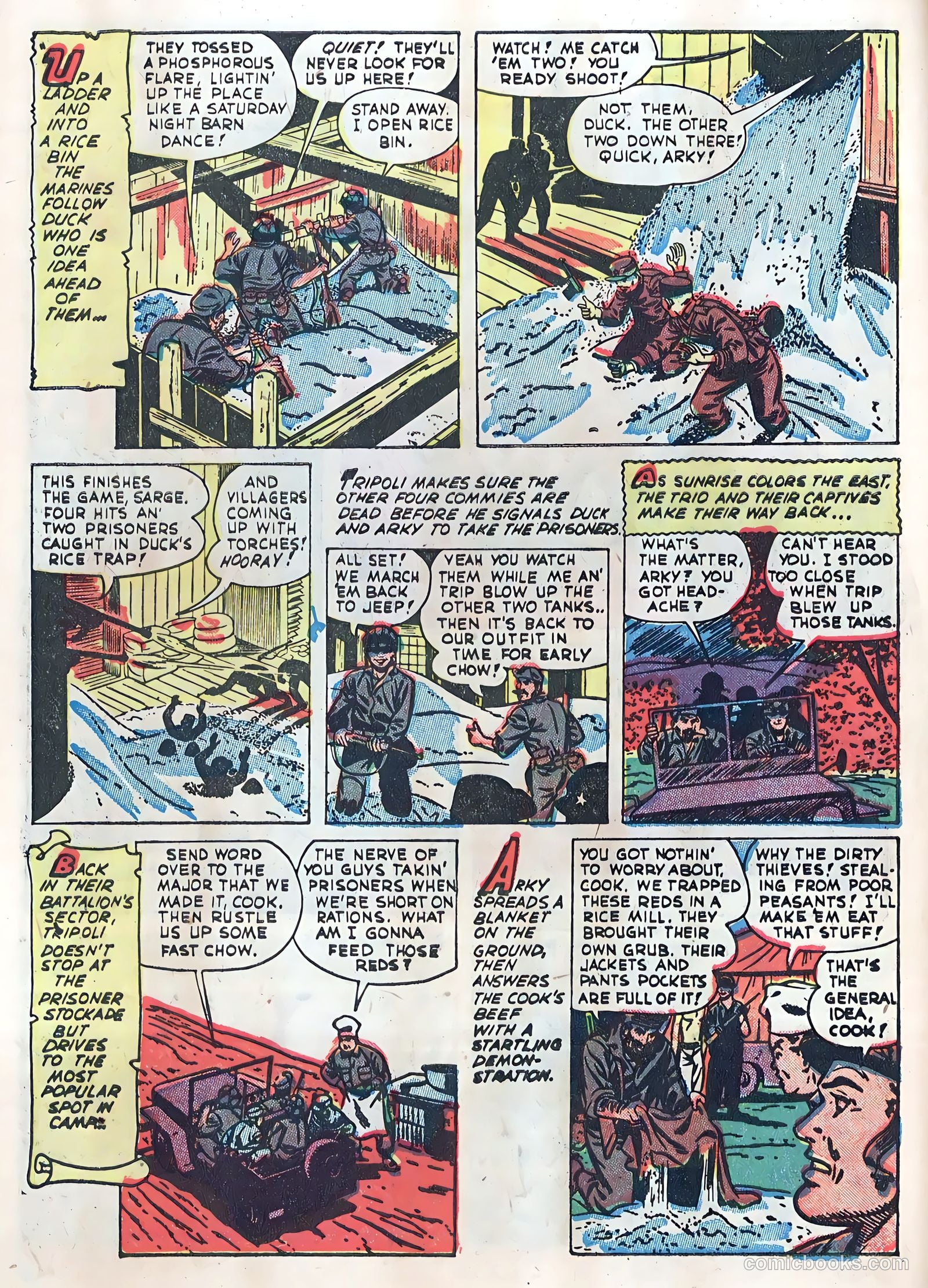 Fightin' Marines #4 (1952) — page 10 of 36