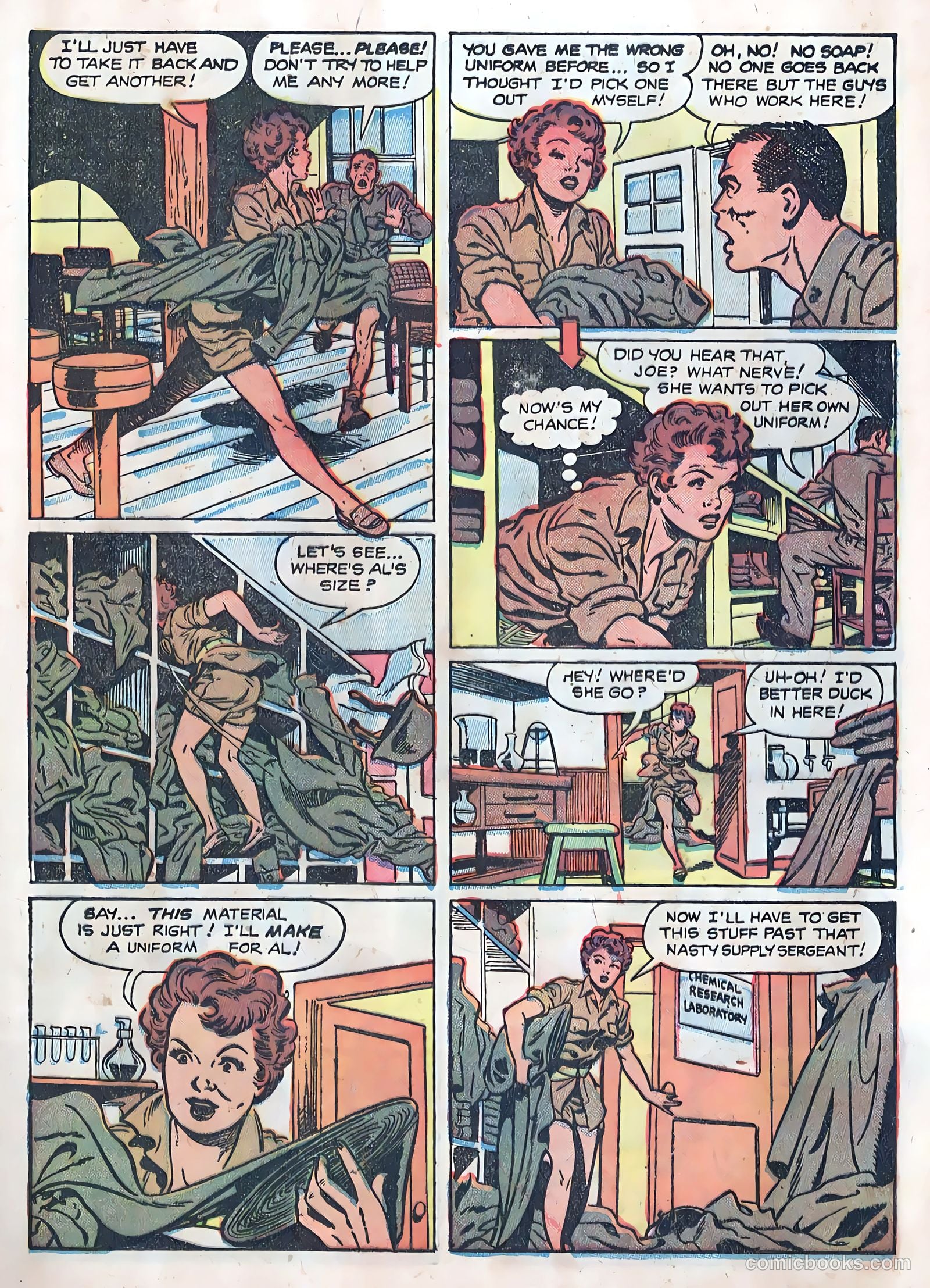 Fightin' Marines #4 (1952) — page 17 of 36