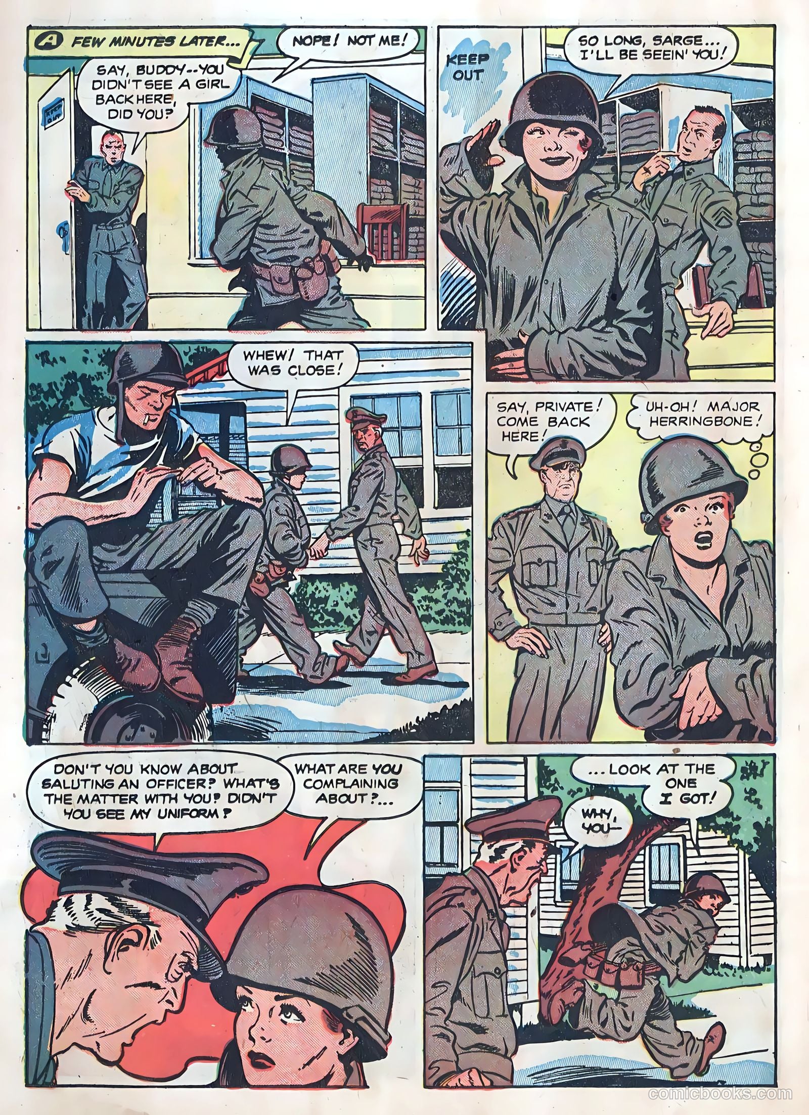 Fightin' Marines #4 (1952) — page 18 of 36