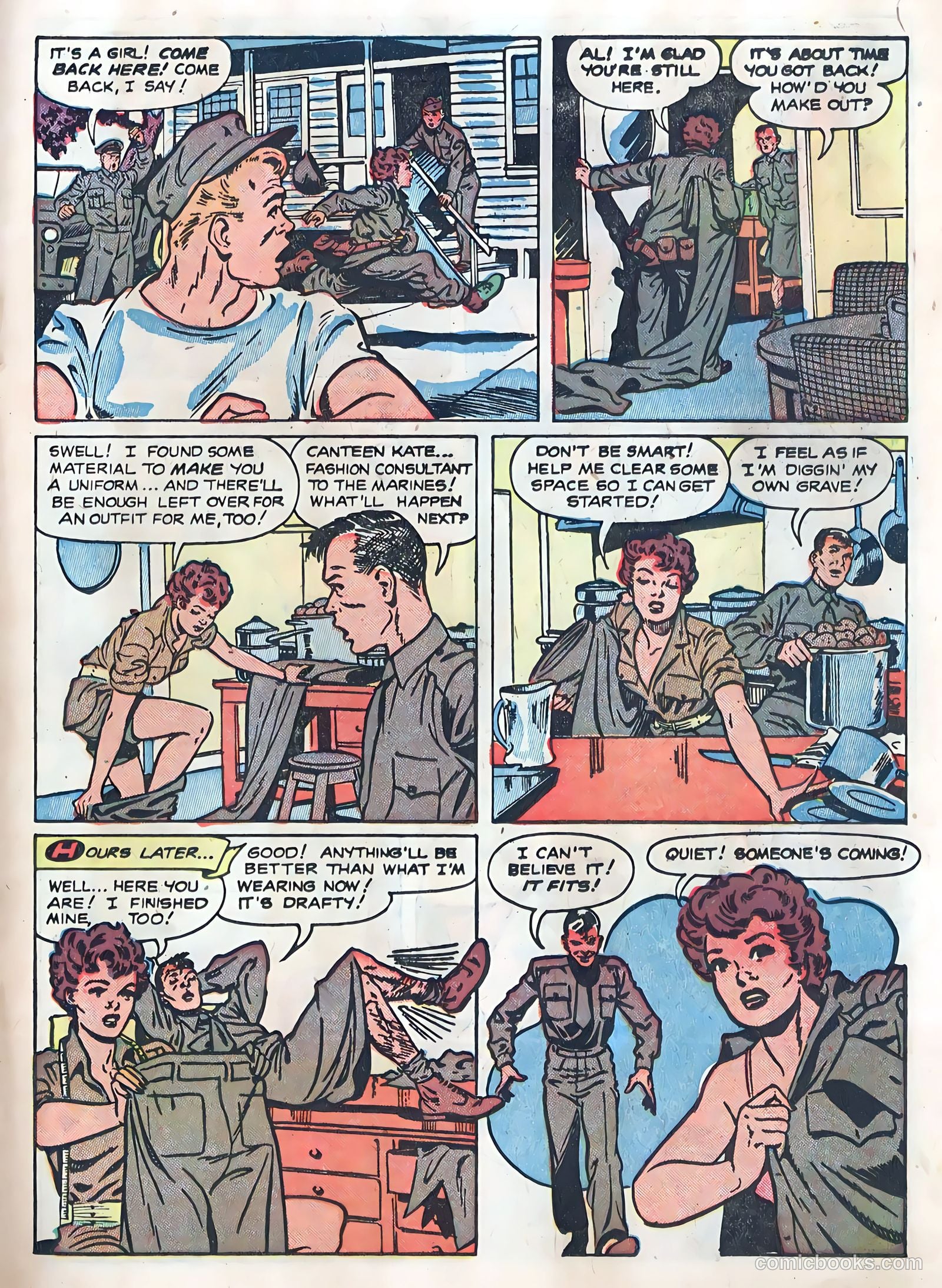 Fightin' Marines #4 (1952) — page 19 of 36
