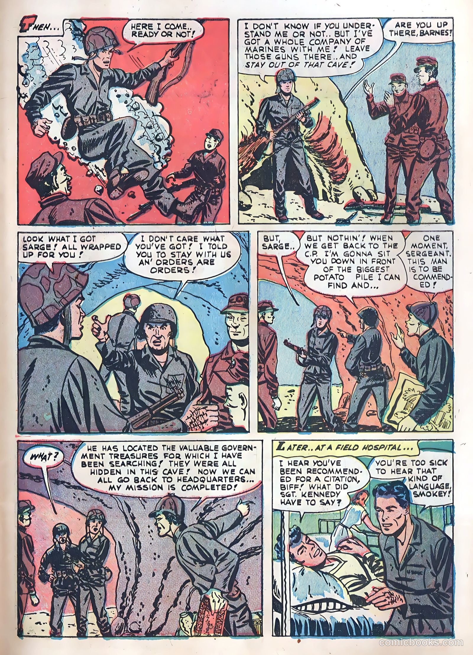Fightin' Marines #4 (1952) — page 27 of 36
