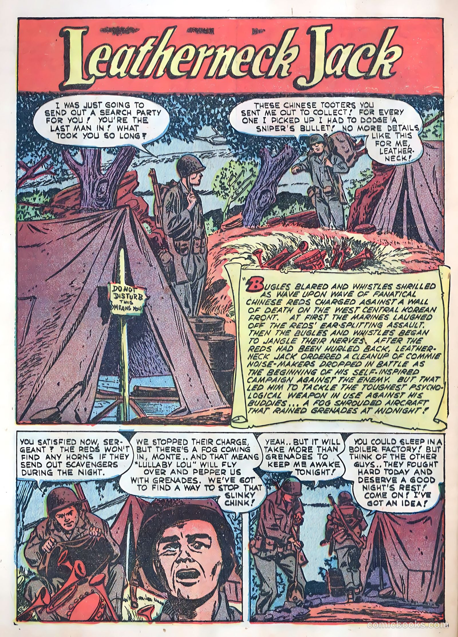 Fightin' Marines #4 (1952) — page 28 of 36