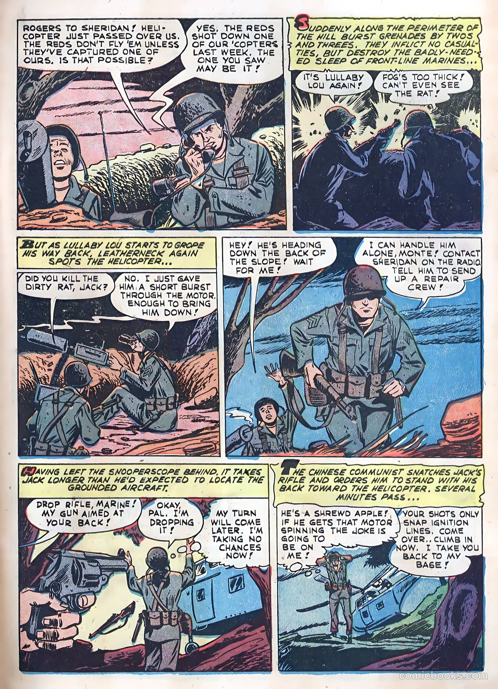 Fightin' Marines #4 (1952) — page 31 of 36