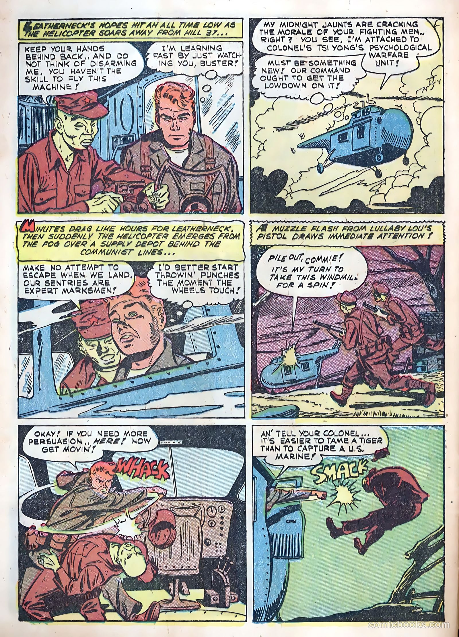 Fightin' Marines #4 (1952) — page 32 of 36