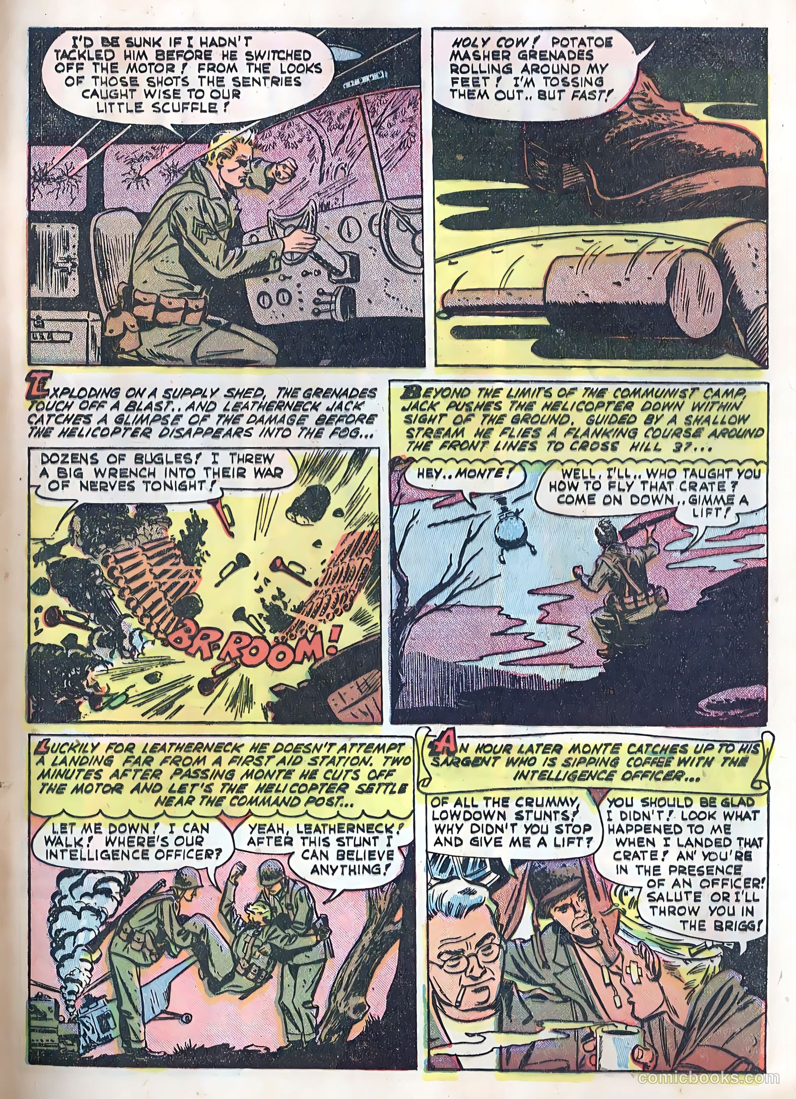 Fightin' Marines #4 (1952) — page 33 of 36