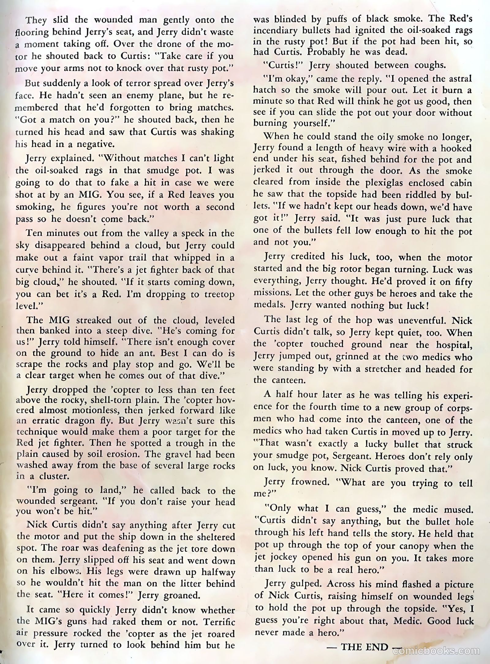 Fightin' Marines #4 (1952) — page 35 of 36