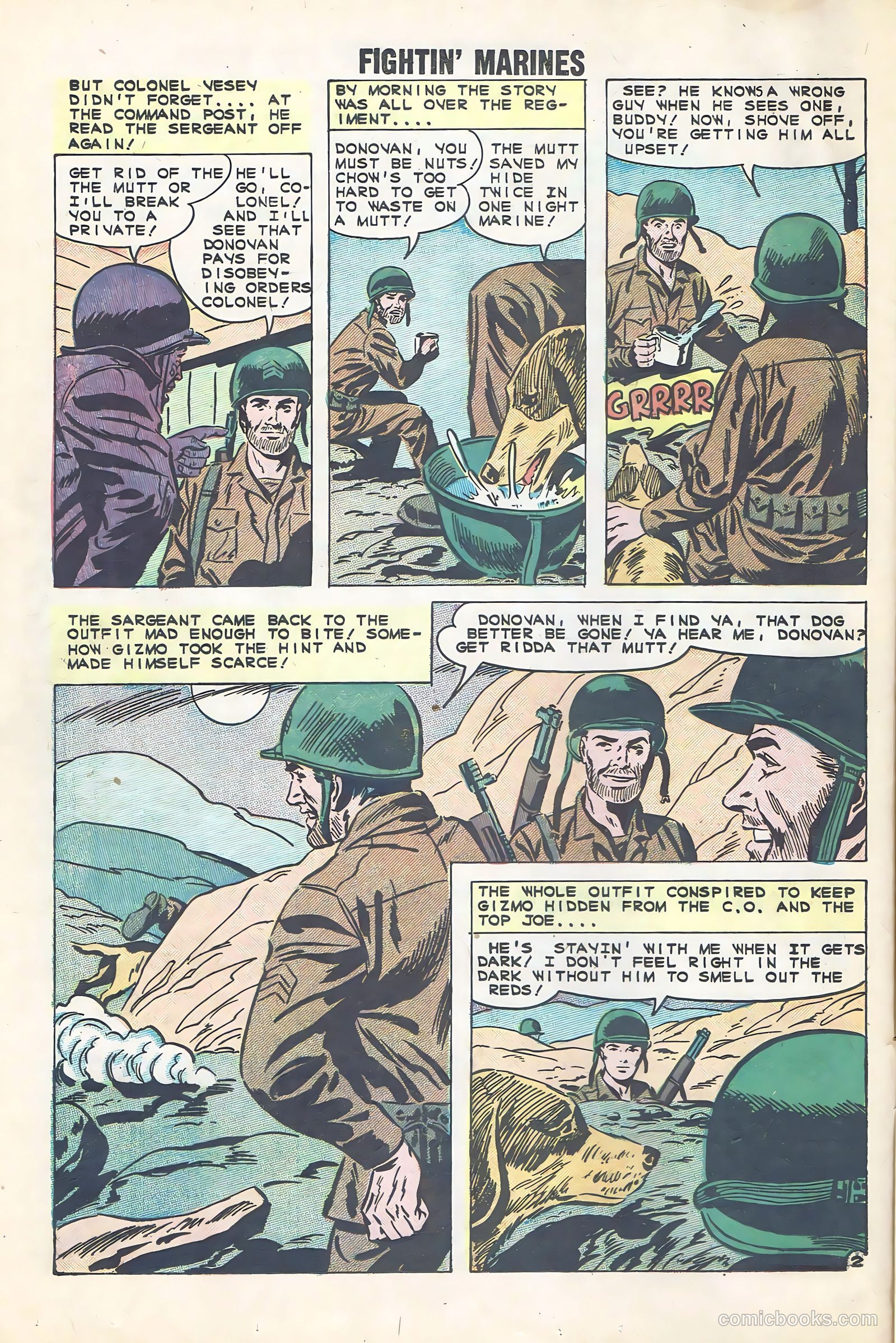 Fightin' Marines #40 (1961) — page 16 of 36