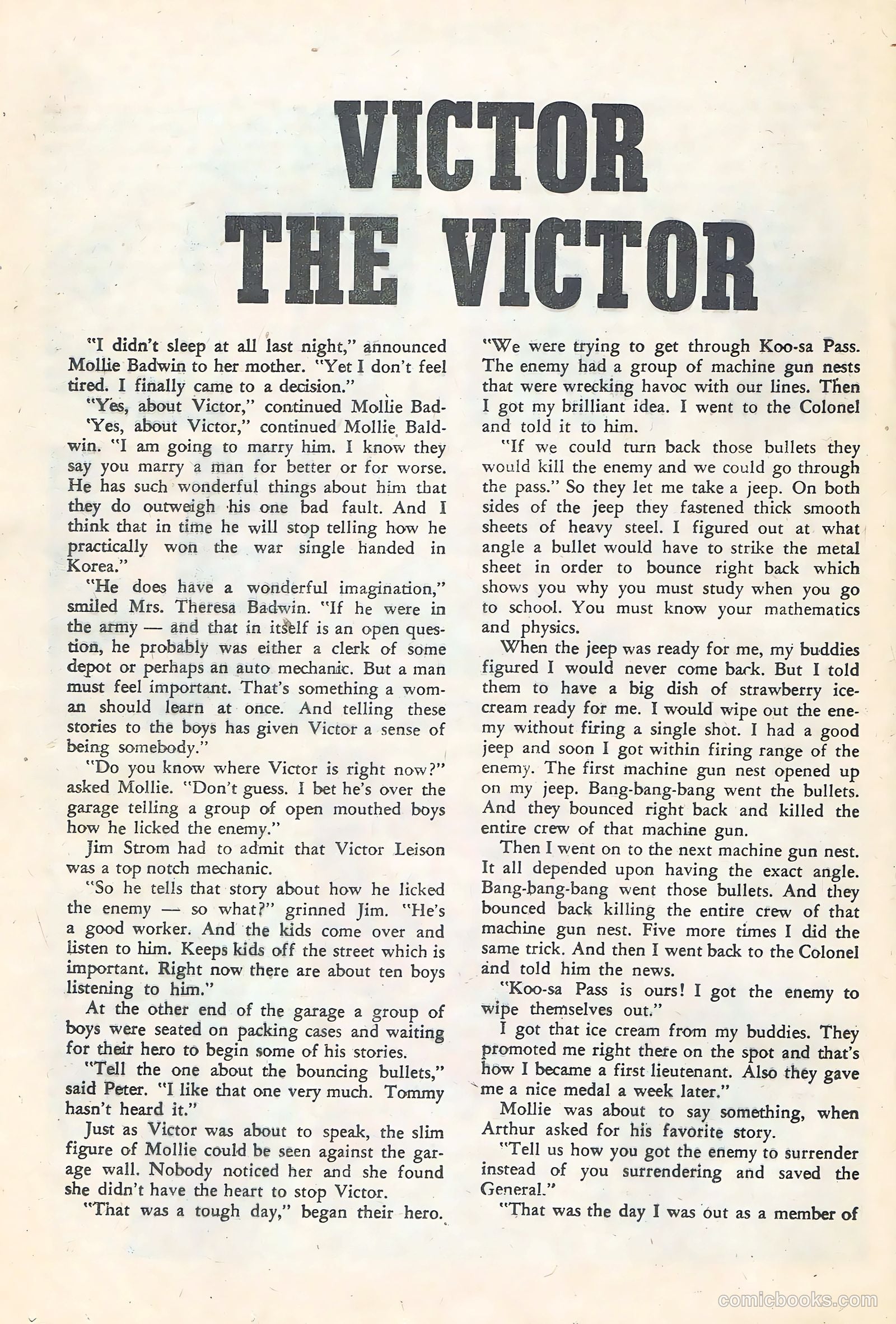 Fightin' Marines #40 (1961) — page 20 of 36