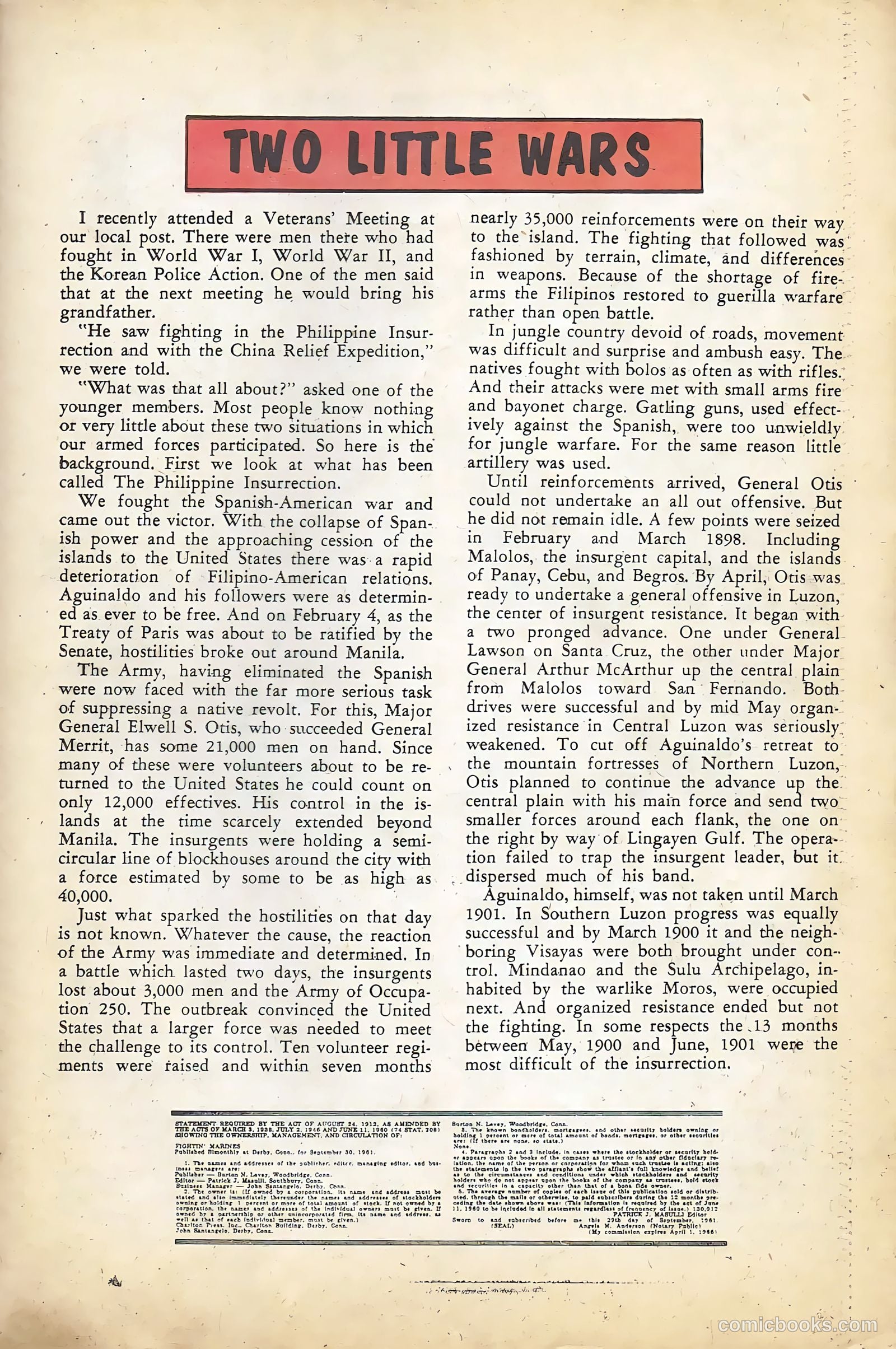 Fightin' Marines #47 (1962) — page 23 of 36