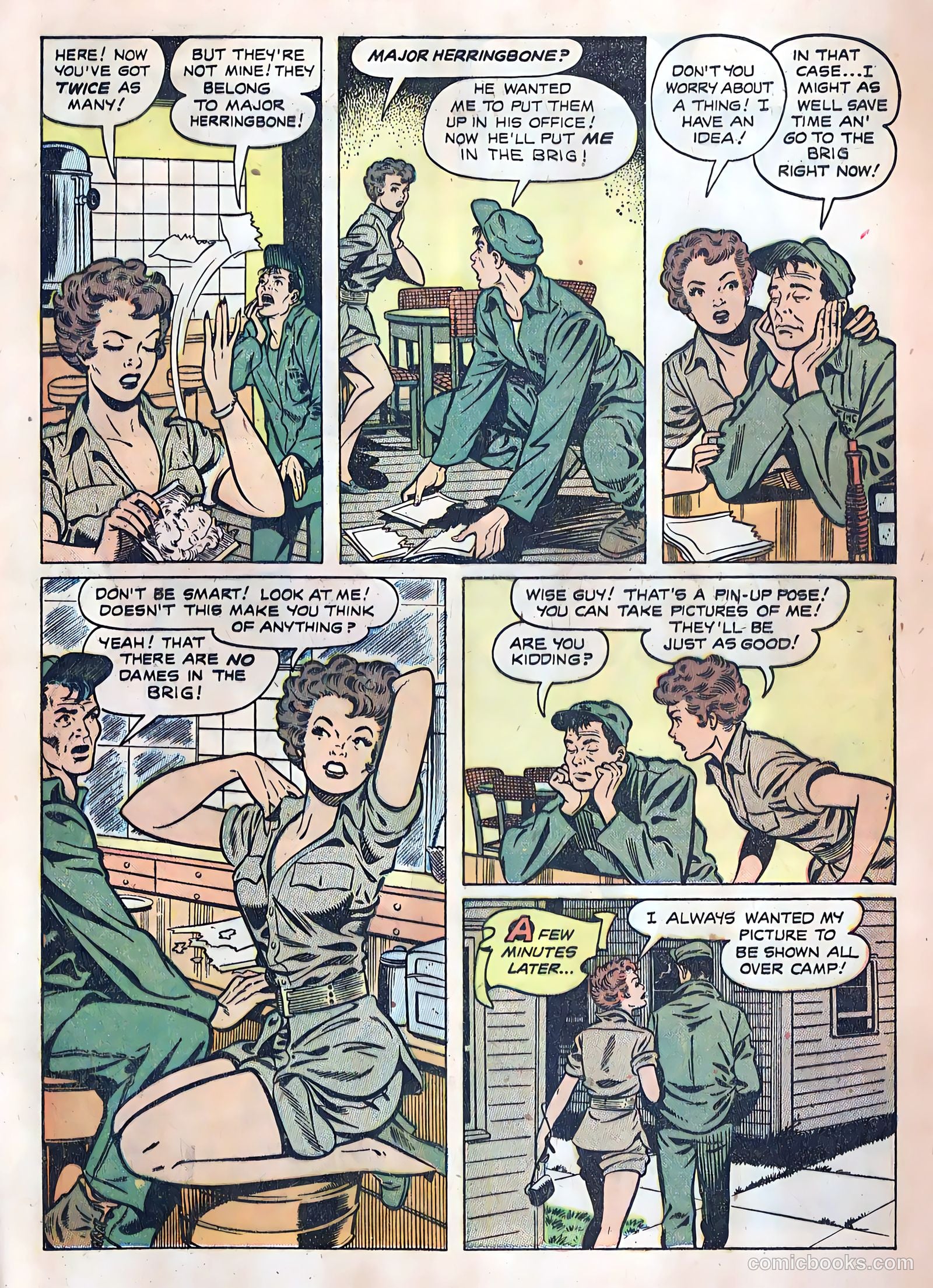 Fightin' Marines #5 (1952) — page 17 of 36