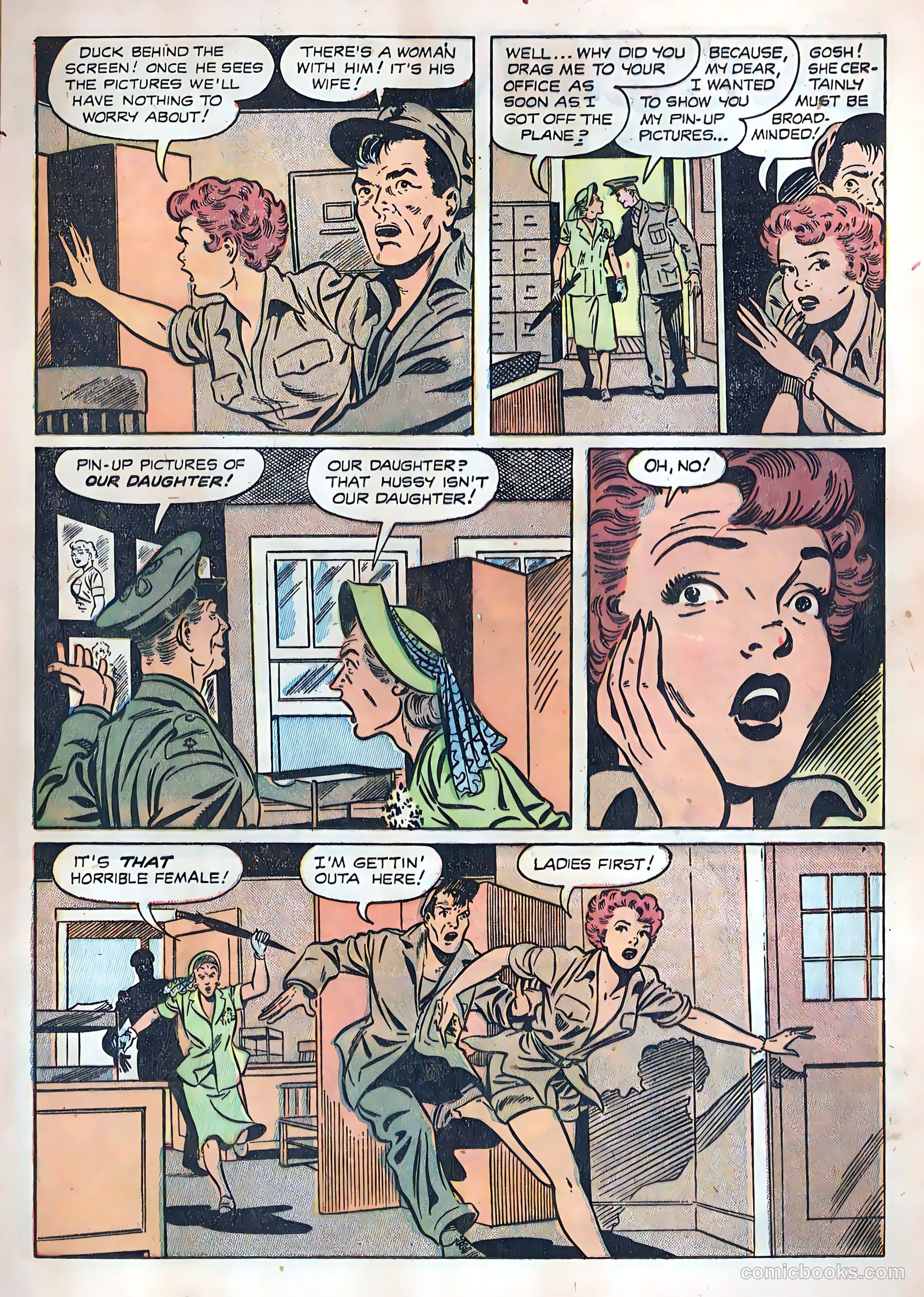 Fightin' Marines #5 (1952) — page 21 of 36