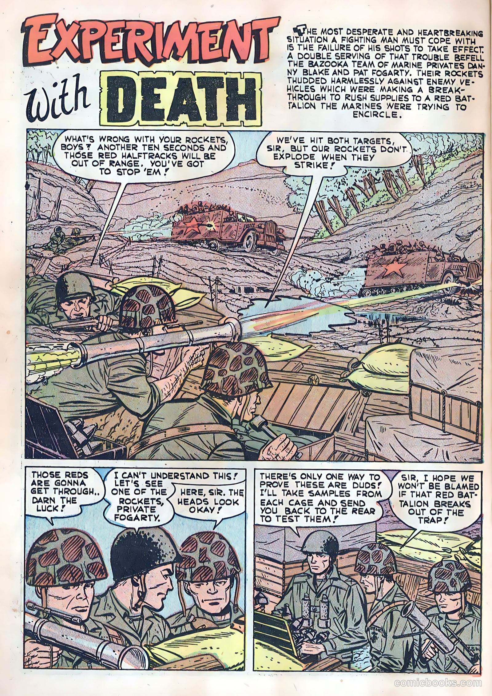 Fightin' Marines #5 (1952) — page 22 of 36