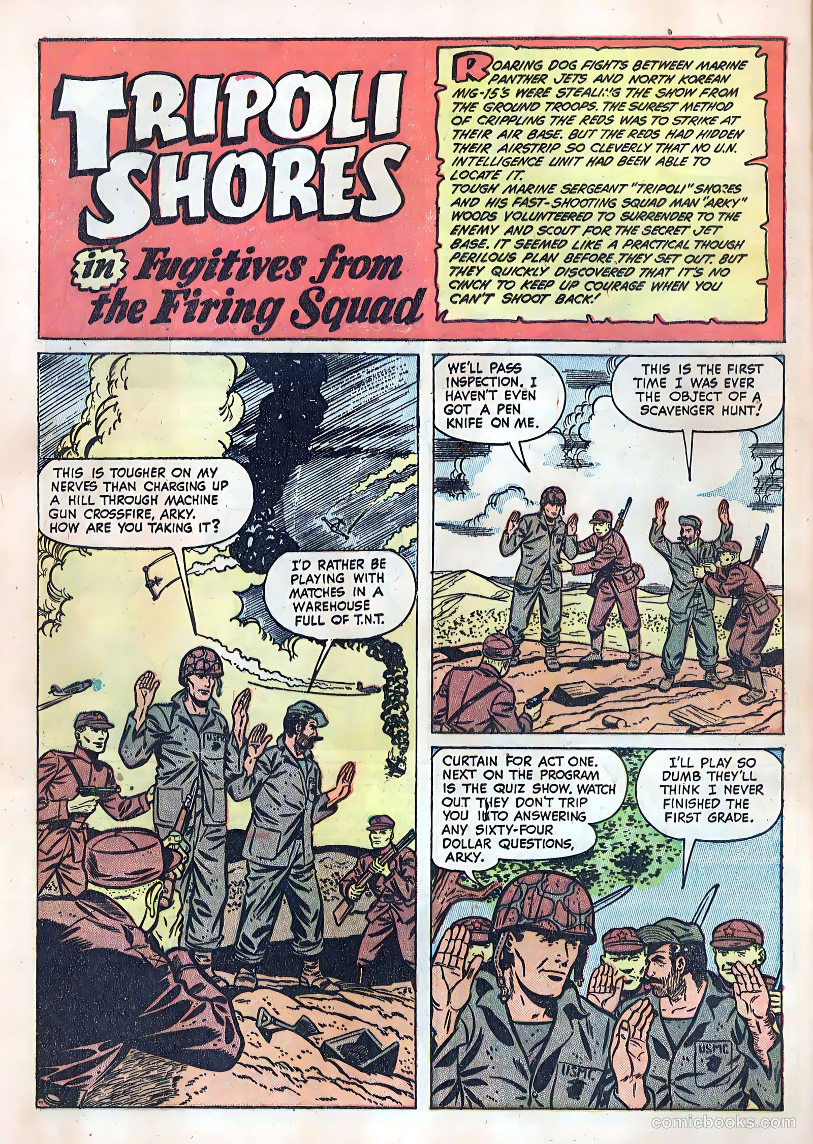 Fightin' Marines #5 (1952) — page 28 of 36