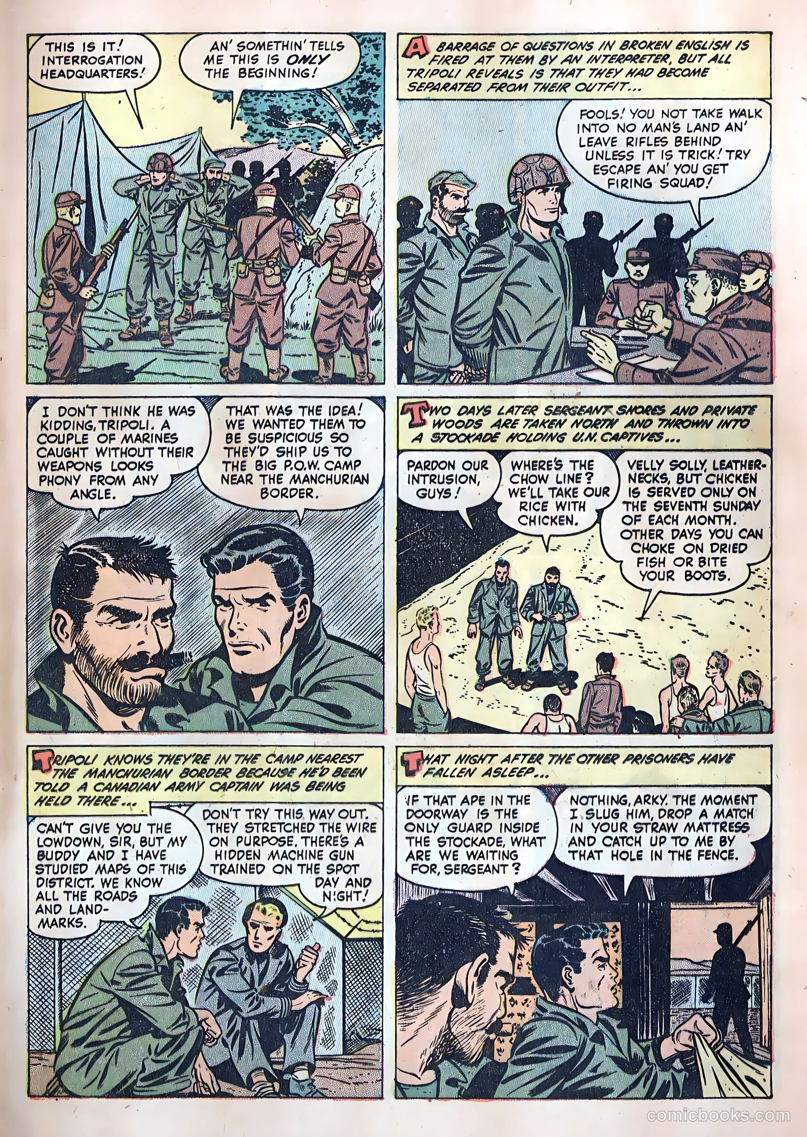 Fightin' Marines #5 (1952) — page 29 of 36