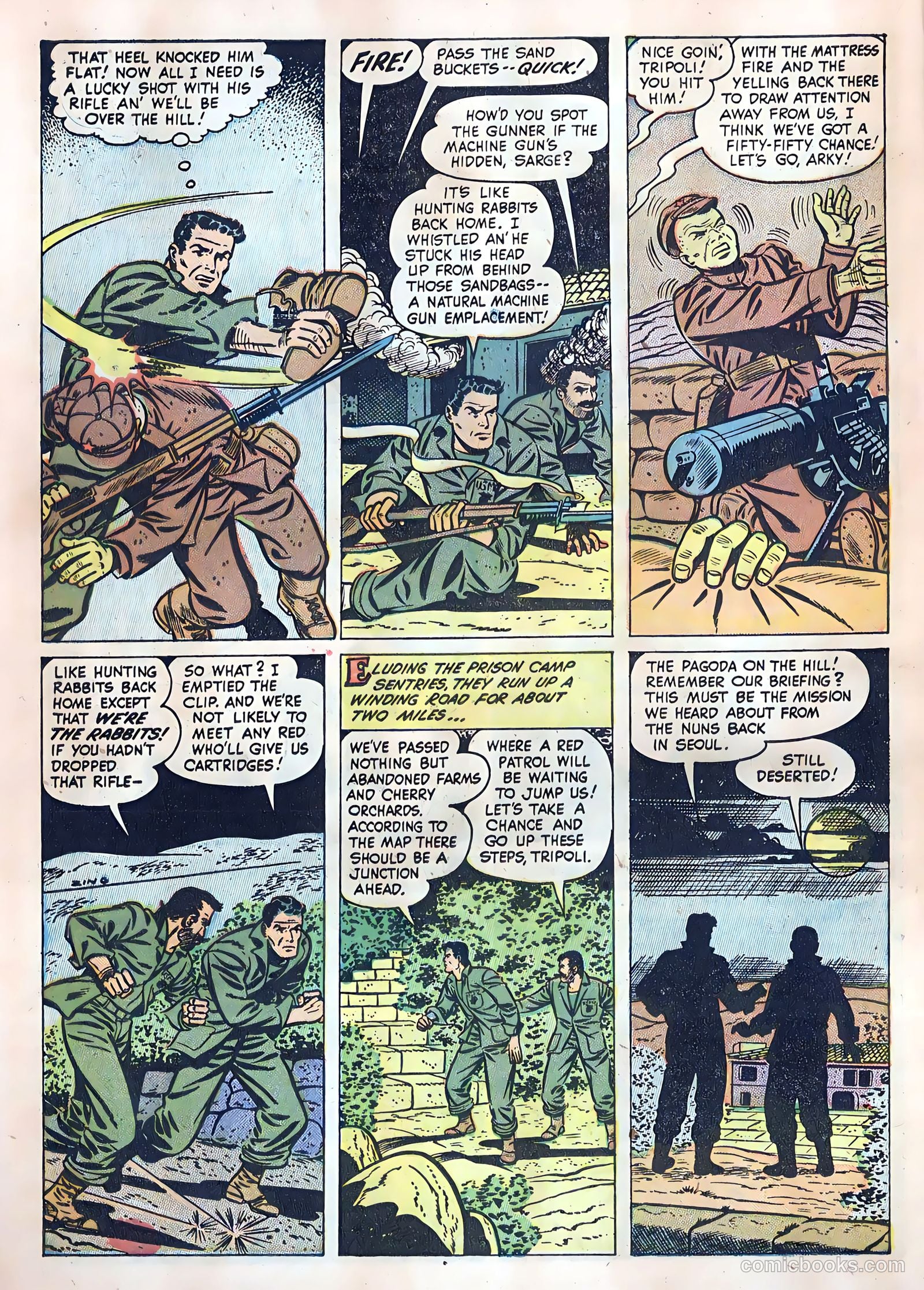Fightin' Marines #5 (1952) — page 30 of 36