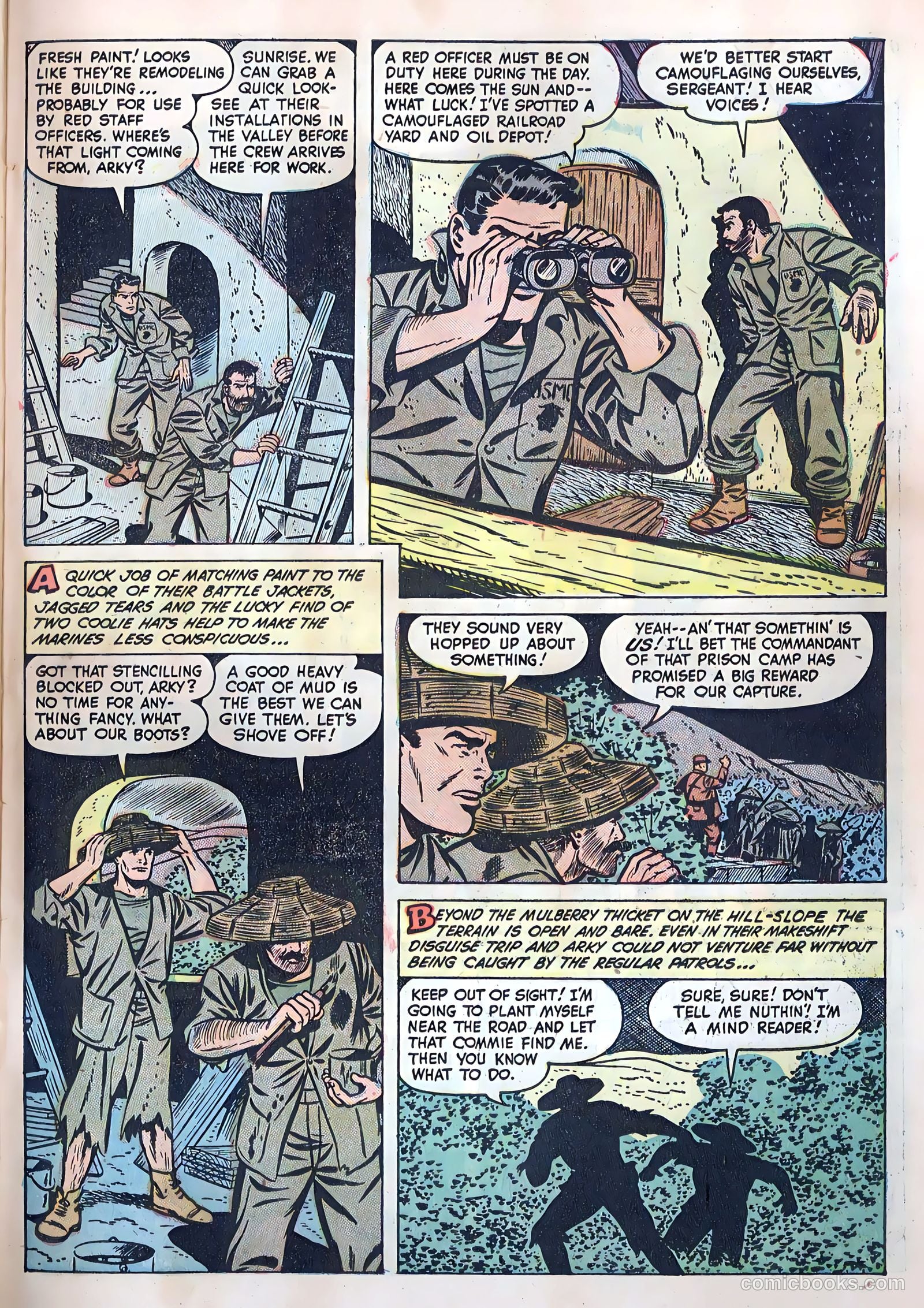 Fightin' Marines #5 (1952) — page 31 of 36