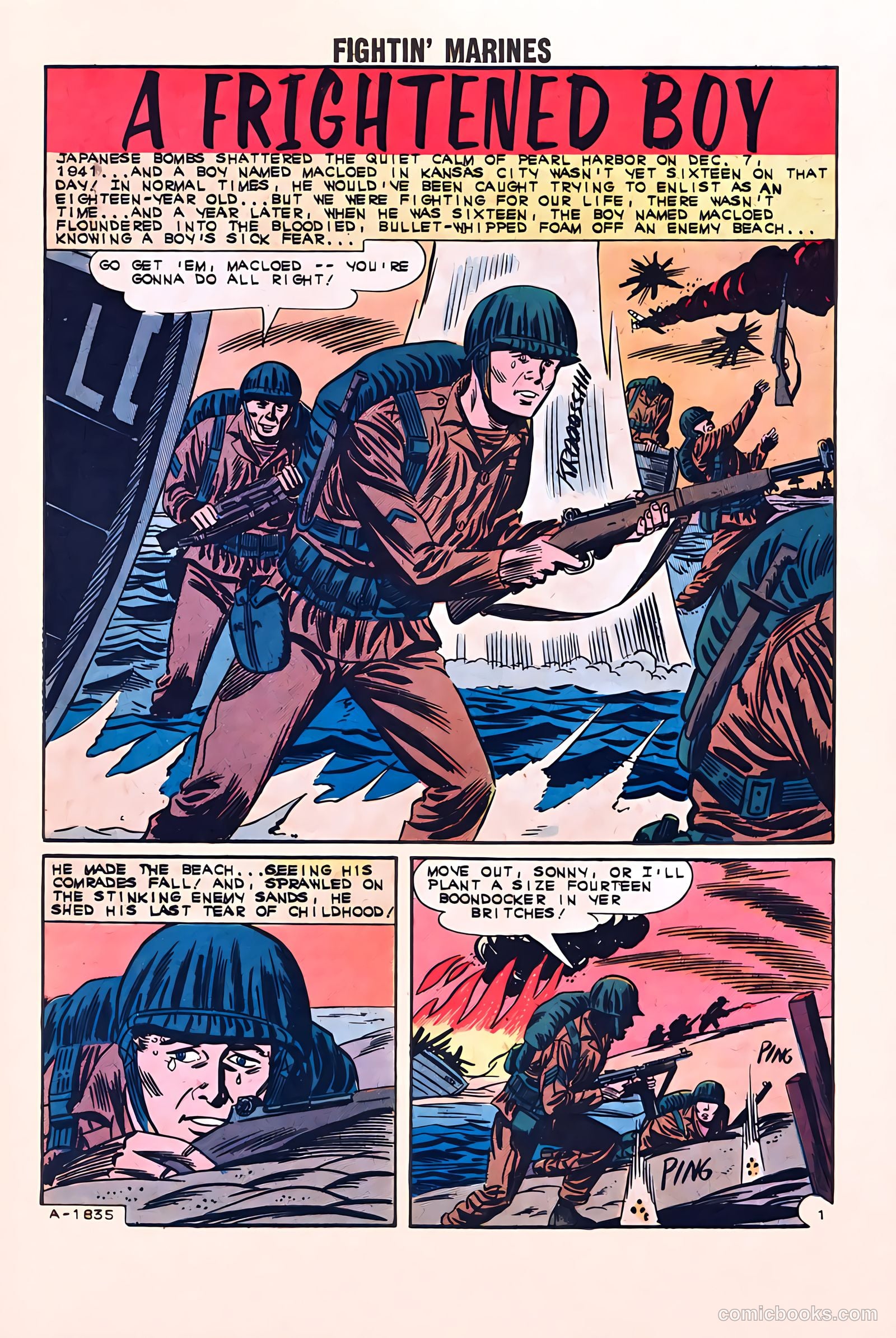Fightin' Marines #50 (1962) — page 28 of 36