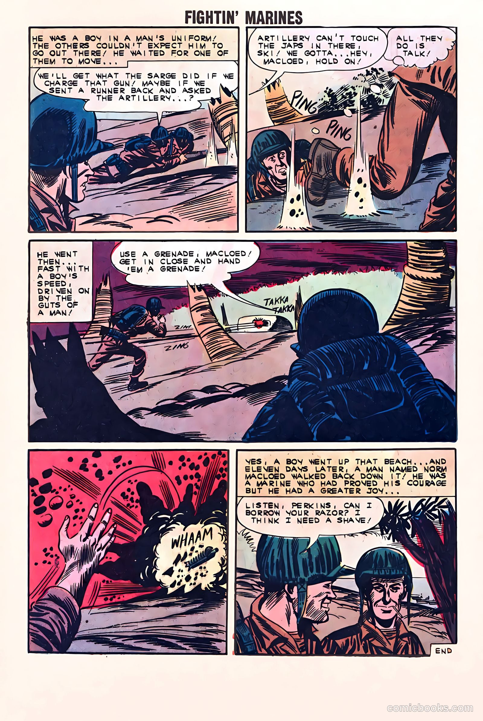 Fightin' Marines #50 (1962) — page 32 of 36