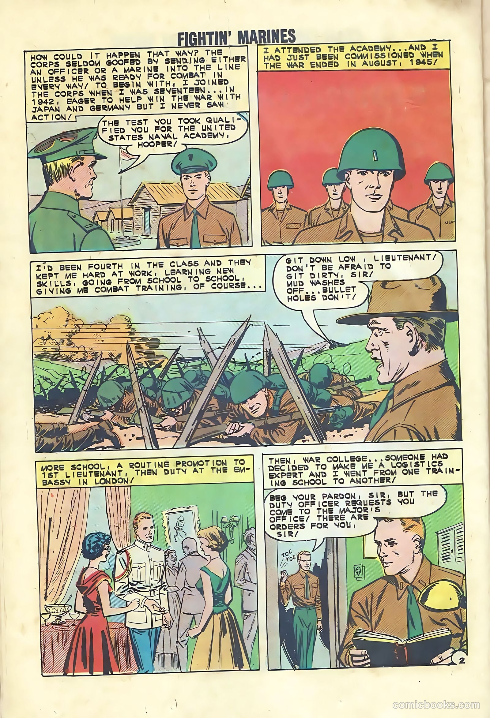 Fightin' Marines #52 (1963) — page 25 of 35